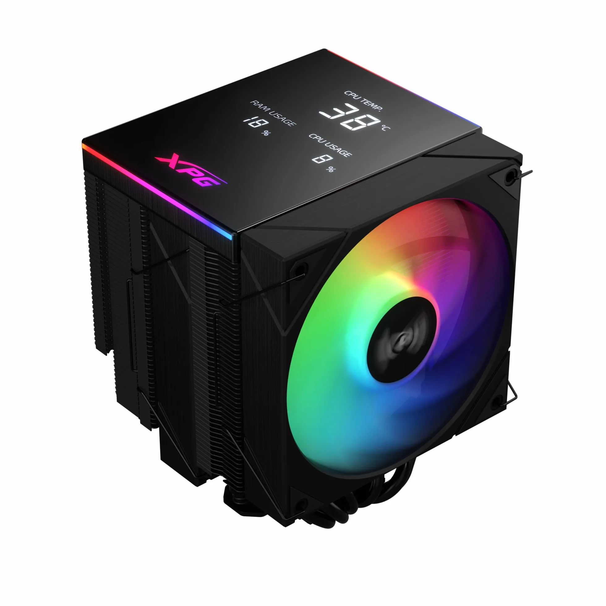 Wentylator XPG MAESTRO PLUS 62DA (120 mm ARGB Fan) czarny - chłodzenie powietrza CPU, 250 W TDP