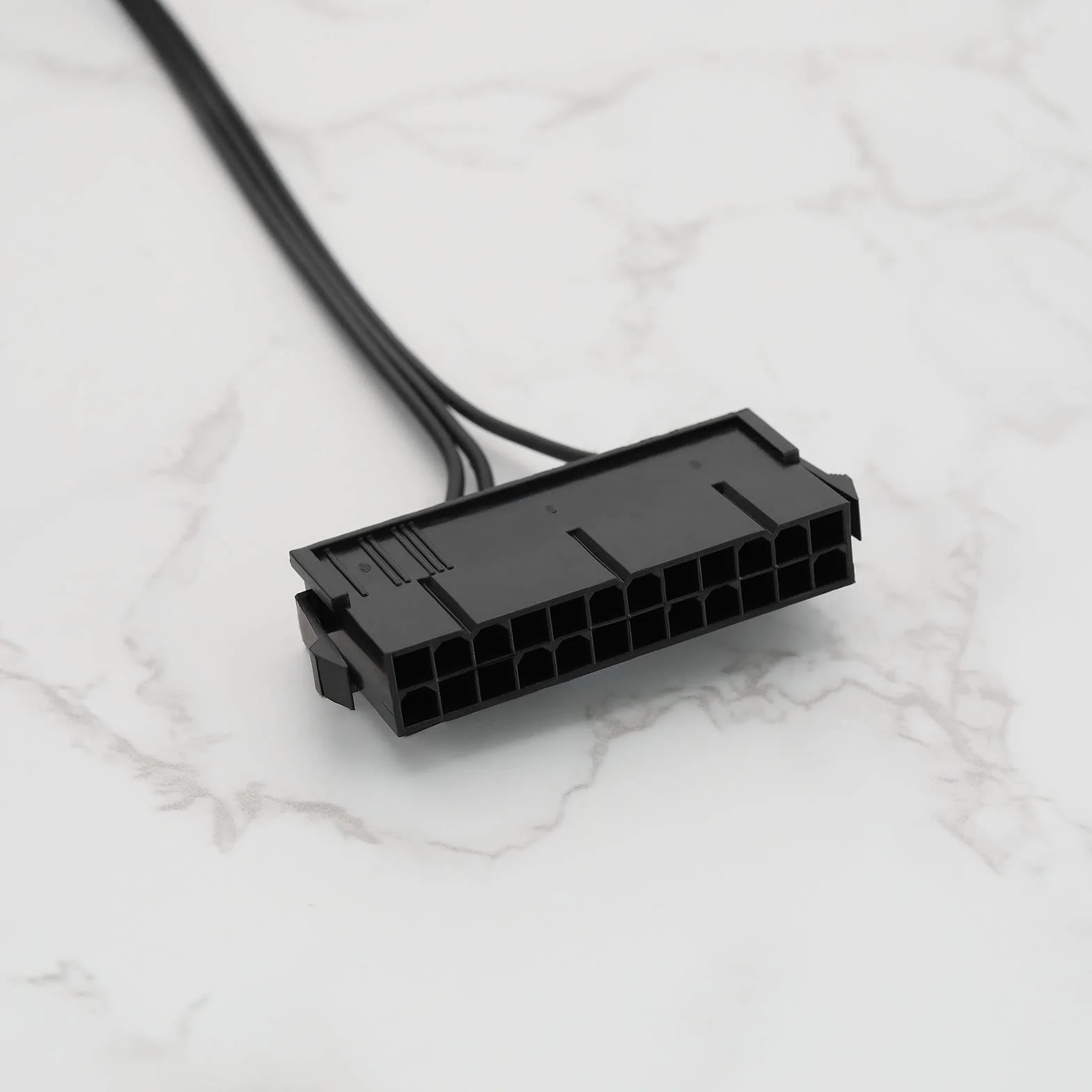 ECSiNG 20/24-pinowy kabel przełącznika zasilania ATX/EPS z czerwoną diodą LED