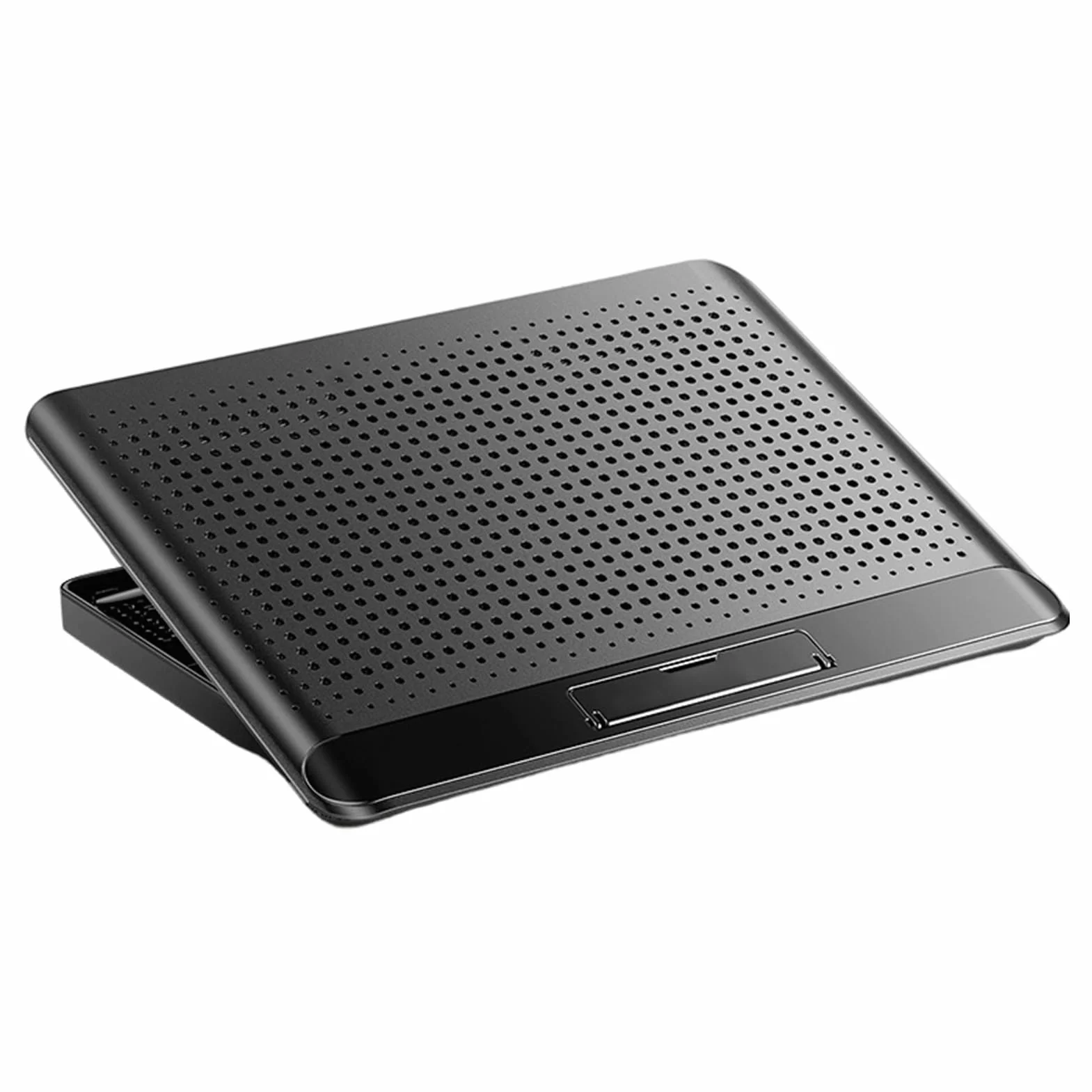 Wentylator do Laptopa Regulowana Cicha Baza Do Chłodzenia | Cichy Wentylator Chłodzący Aluminiowy Do Laptopa I Komputera do Biurka, Klawiatury, Tabletu, Domu, Miejsca Pracy, Akademika