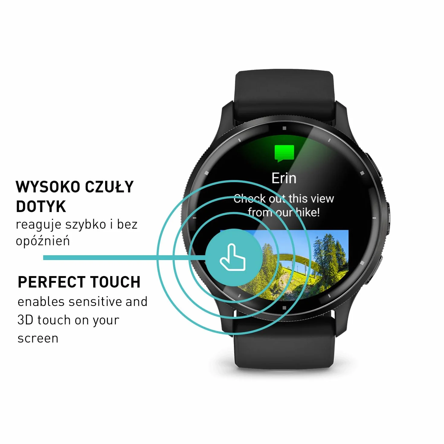 smartect Folia Ochronna TPU [3 Sztuki, Clear] dla Garmin Venu 3, Zakrywa cały wyświetlacz, Ochraniacz Ekranu bez Pęcherzyków, Bez Odcisków palców