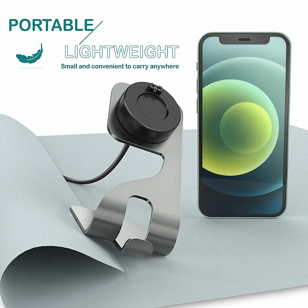 TUSITA Ładowarka Stacje Dokujące Kompatybilny z Garmin Fenix 7 7S 7X 6 6S 6X Pro 5S 5X Plus,Epix 2,Forerunner 945 45S 245,Instinct,Vivoactive 3 4S,Charging Dock for Vivomove 3S,Venu 2 Sq,Approach S60