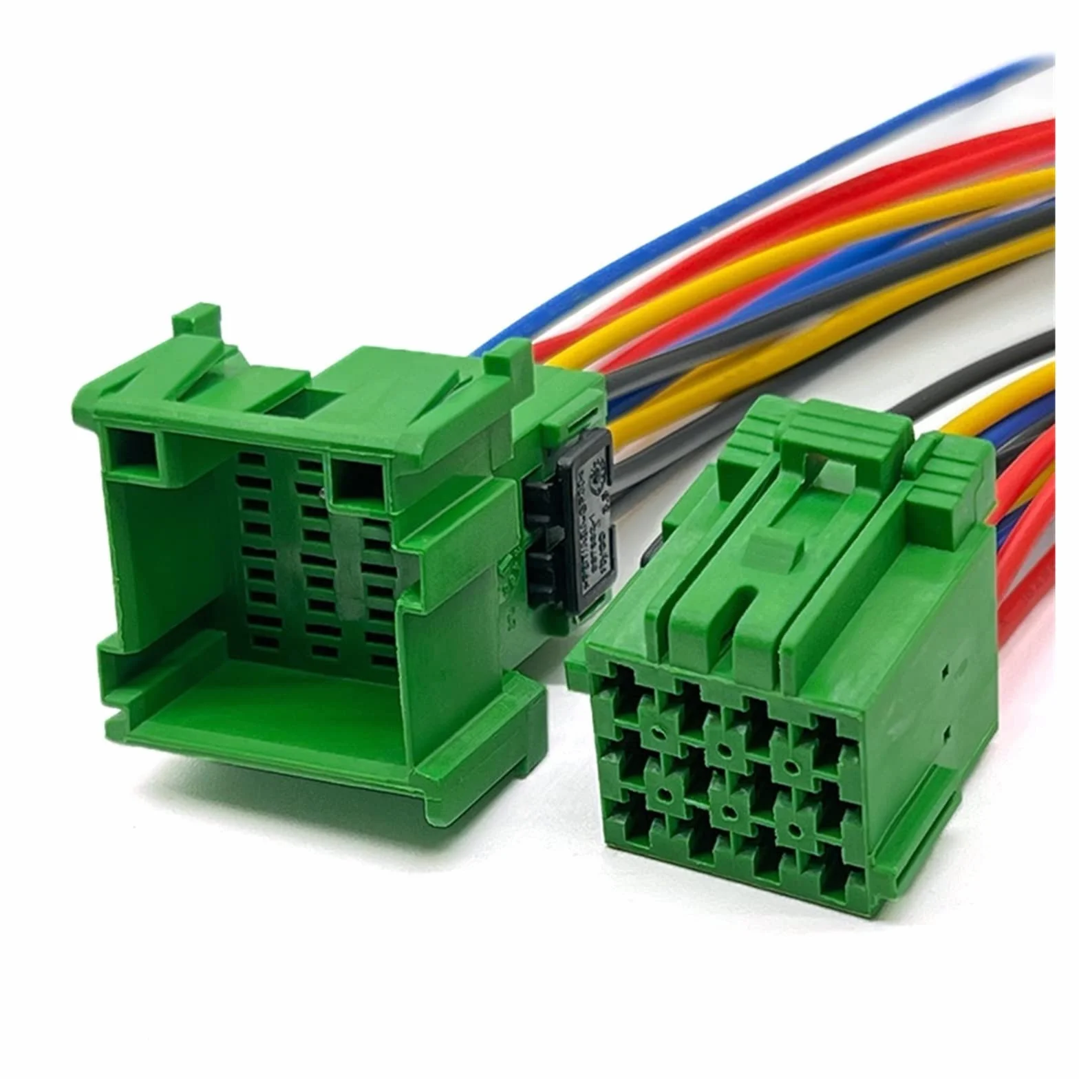 AMP Tyco TE 12Pin samochodowy odtwarzacz CD wtyczka wiązki przewodów Auto złącze elektroniczne z kablem 1-967622-1 1-967627-1 (Color : 12Pin Male, Size : 1 Pc With 15cm Wire)