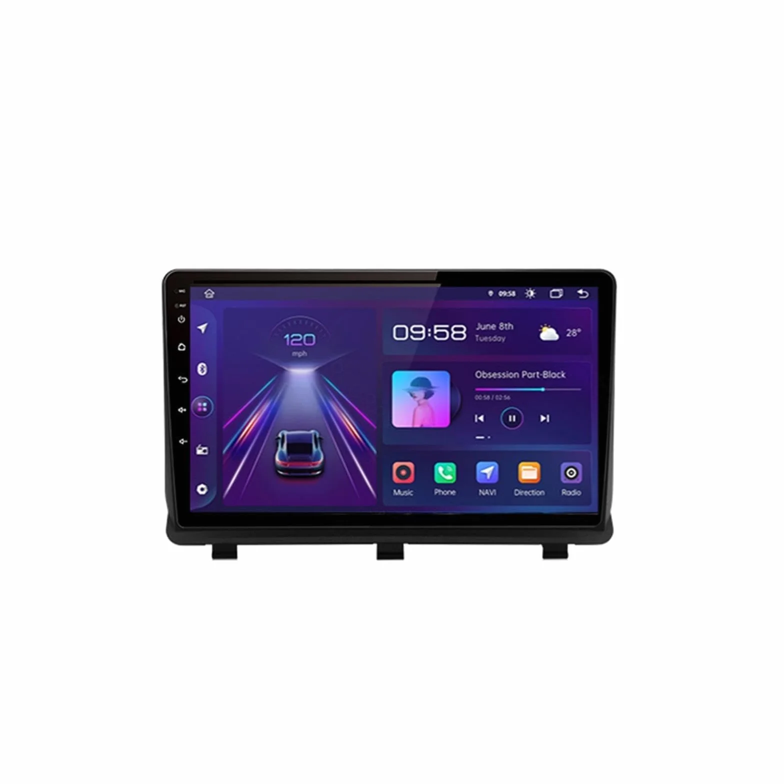 Android 15 Odtwarzacz Samochodowy Radio 9-calowy Ekran Dotykowy Multimedia Dla Opel Antara 1 2006-2017, Nawigacja Gps Obsługa Bluetooth 4g Wi-fi, Kamera Cofania Mirror Link,4CoreWifi1G+16G