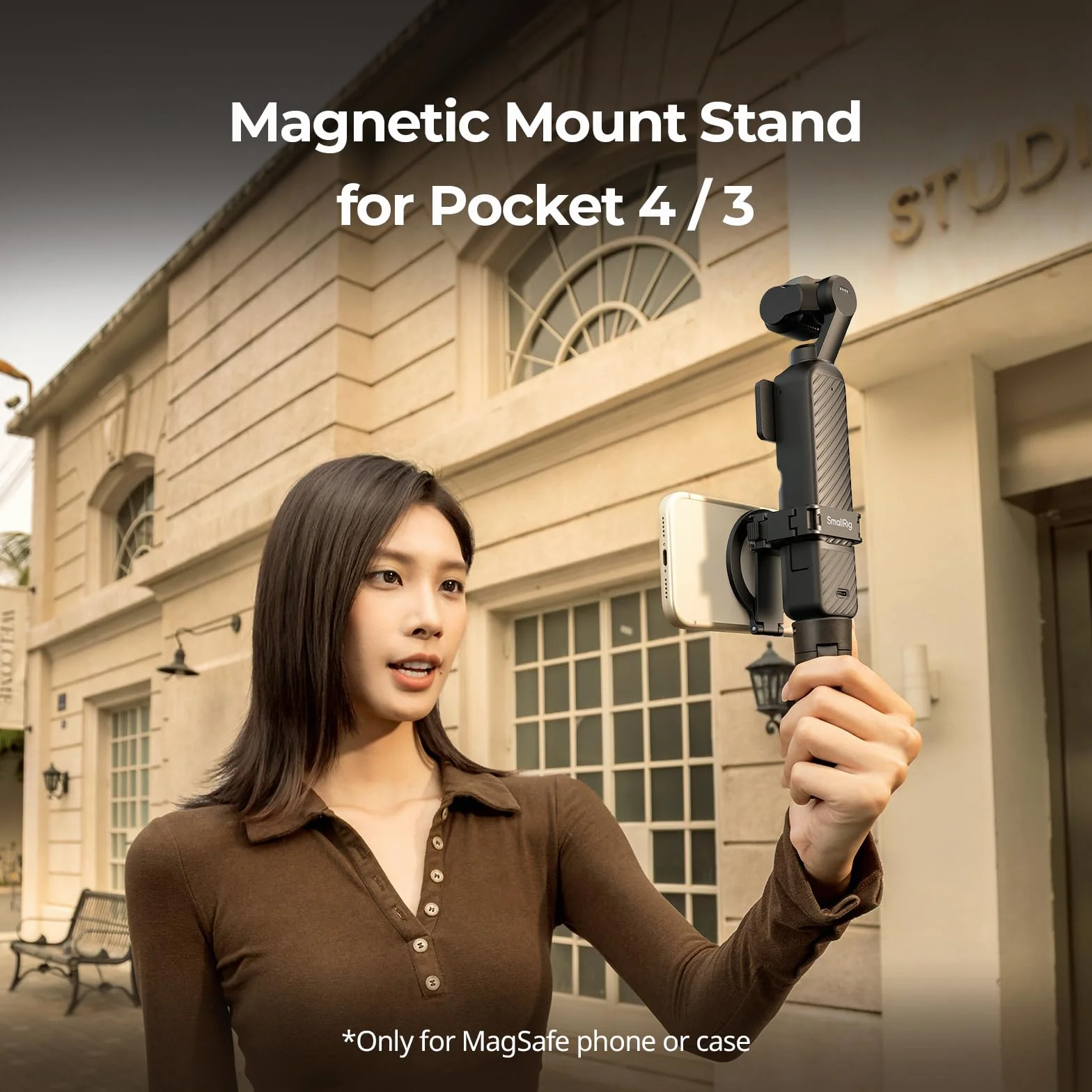 SmallRig Dołączana obsługa DJI Osmo Pocket 4 i telefonów komórkowych 6004