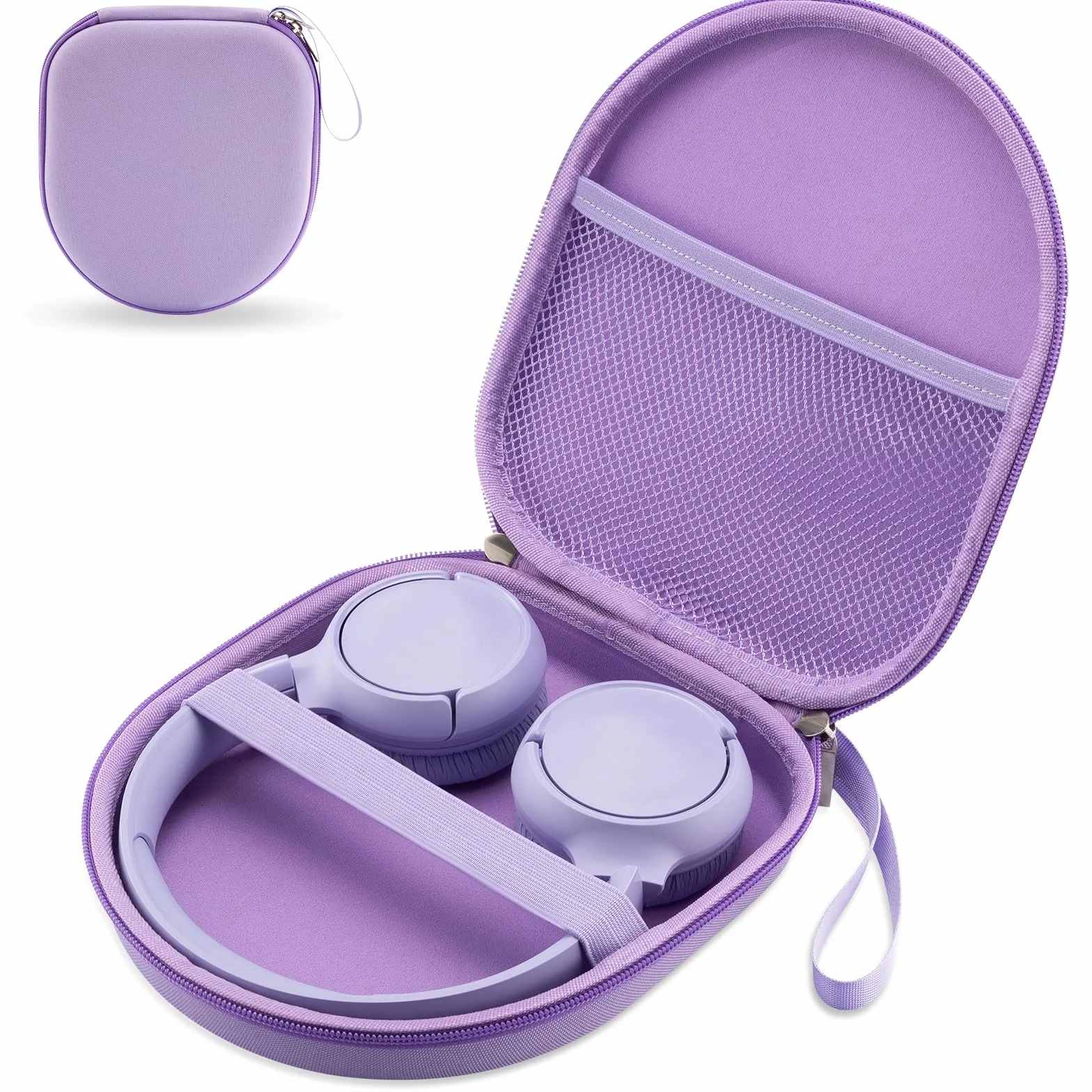 Etui kompatybilne z JBL Tune 510BT 520BT 500 720 BT 770 NC 760 NC, Sony WH-CH520 WH-CH720N, Noise Cancelling Wireless Headset (fioletowe)
