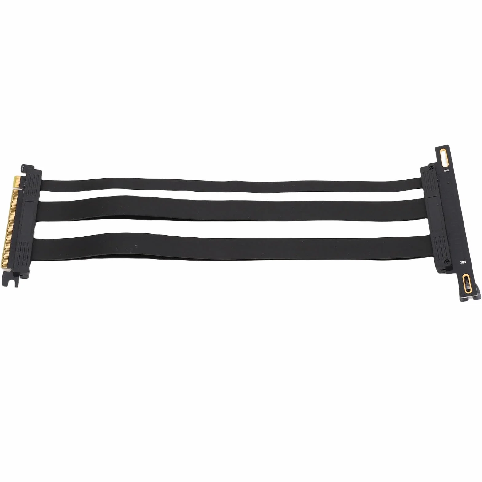 Generic Ekranowany Kabel Riser PCIe 5.0 X16 do RTX 4090 (Ti) Kabel Przedłużający 128 Gb/s do Obudowy Komputera PC Serwer o Małej Przestrzeni ITX Buduje się w Kolorze Czarnym (40cm) (30cm)