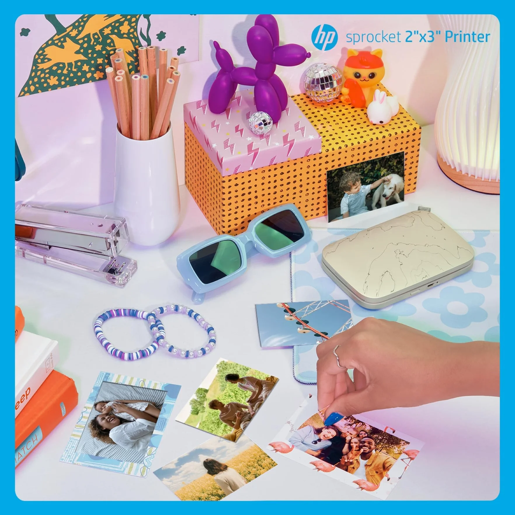 Hp Sprocket Select 5XH49A Drukarka Natychmiastowa, Biały, 2.3X3.4, Eclipse, Printer