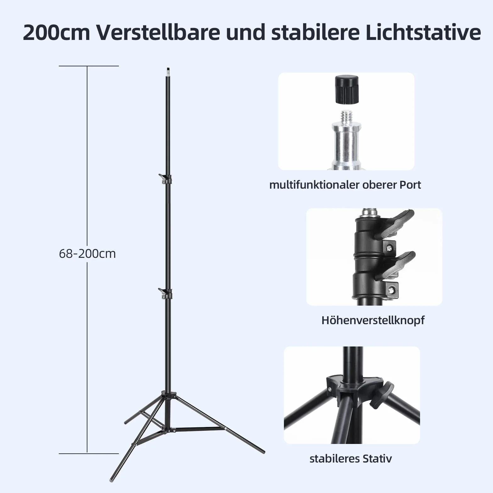 135W Softbox 5500K,2×50×70 cm fotograficznego Softbox con E27 | Statyw 2 m do fotografii produktowej, portretów i studia fotograficznego.