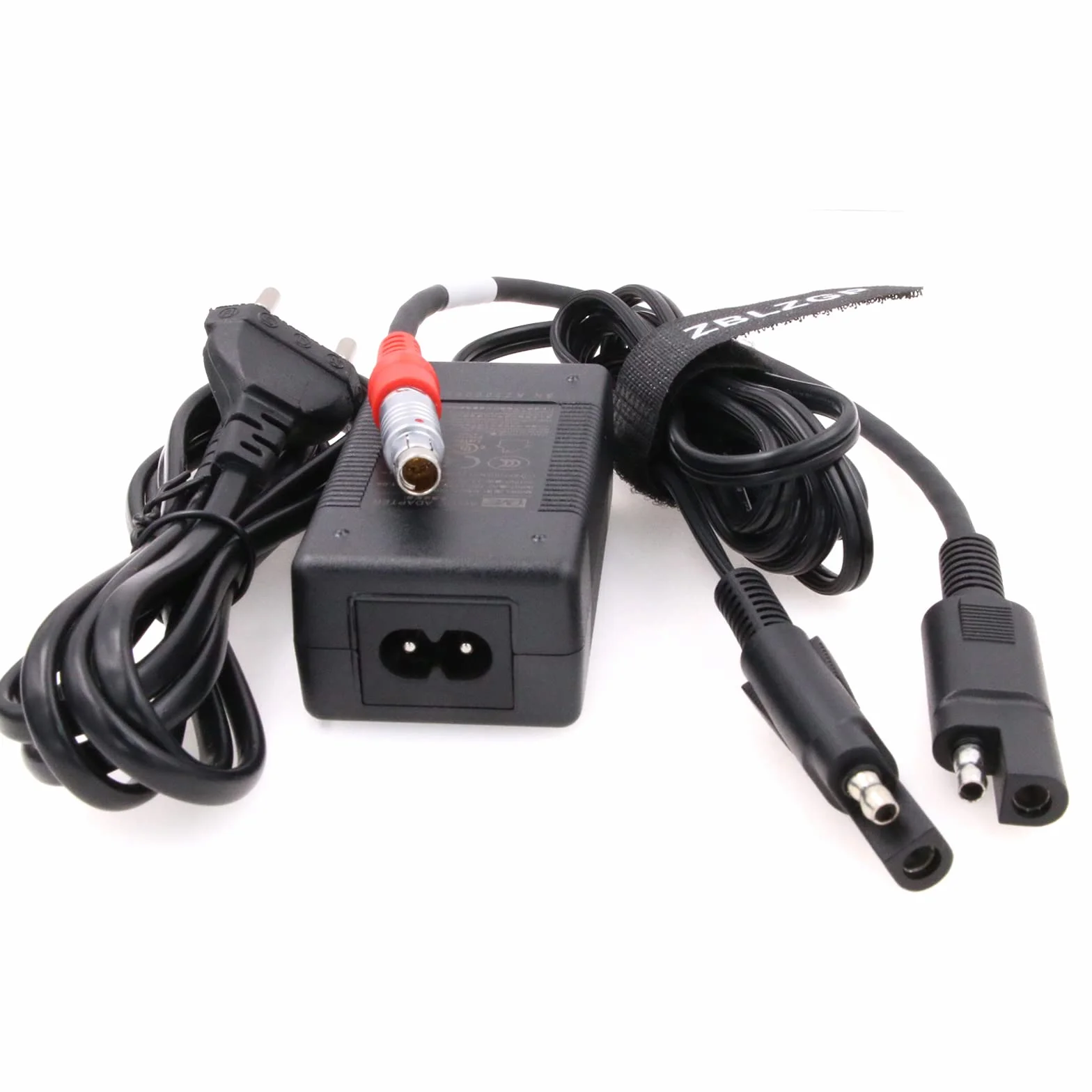 A00302 kabel zasilający z adapterem do ładowania GPS HiPer na SAE 2-pinowy wtyk