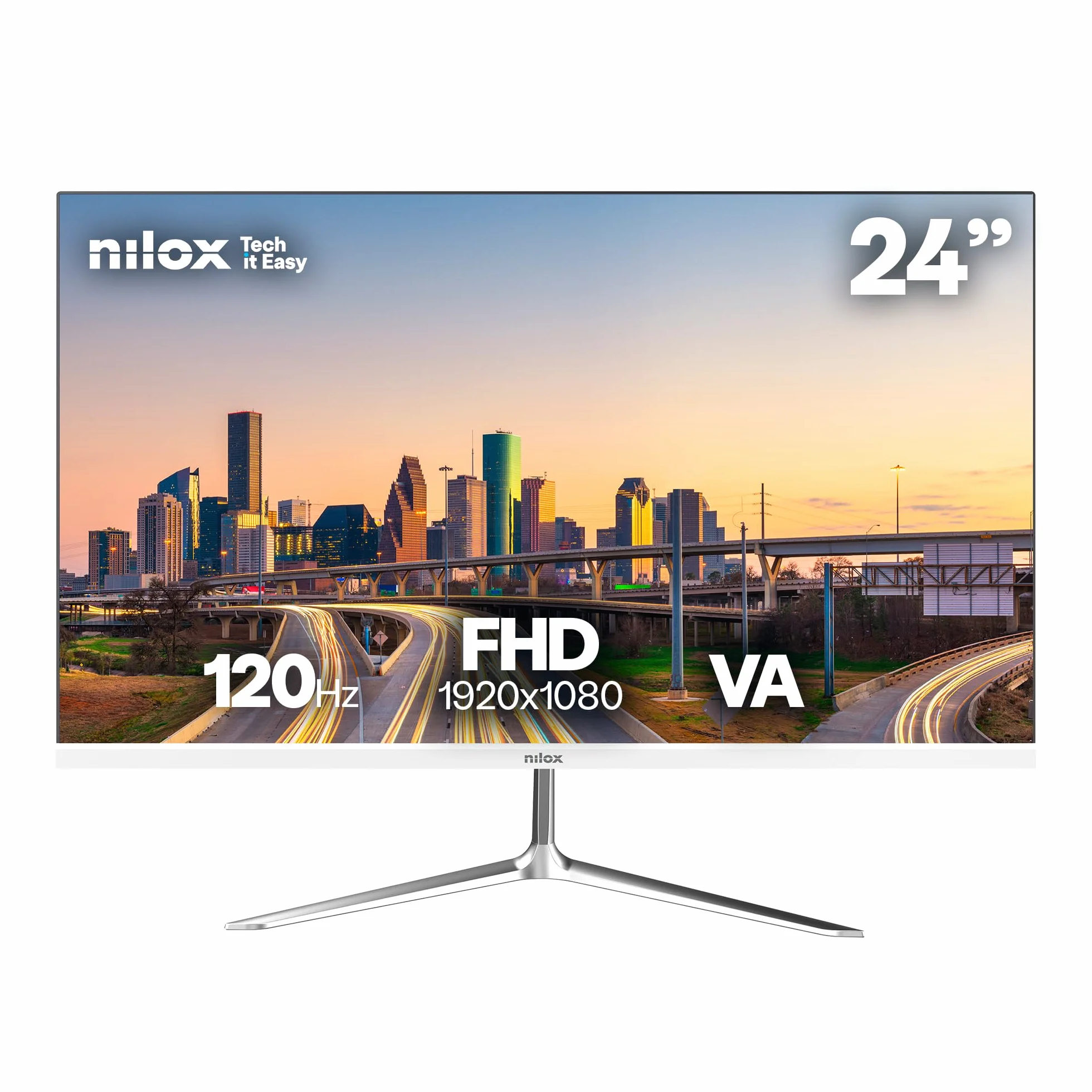 Nilox NXM24FHD1201W 23,8" LED VA FullHD 120Hz biały