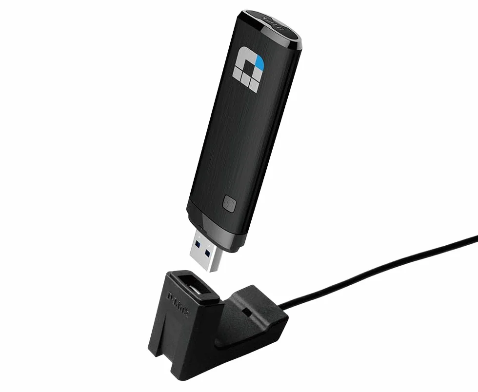 D-Link DWA-182 bezprzewodowy dwupasmowy adapter USB (USB 3.0, kompatybilny wstecznie, AC1300 Dual Band)