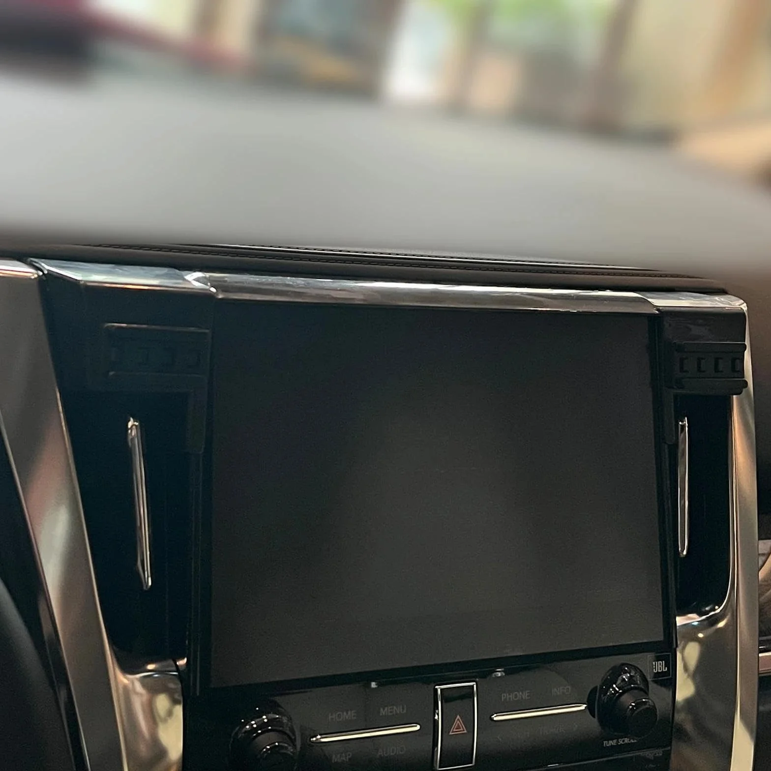 Uchwyt Samochodowy na Telefon dla Toyota Alphard Vellfire 30 Series AH30, uchwyt samochodowy na telefon komórkowy, stojak na nawigację GPS (podstawa i uchwyt 12)