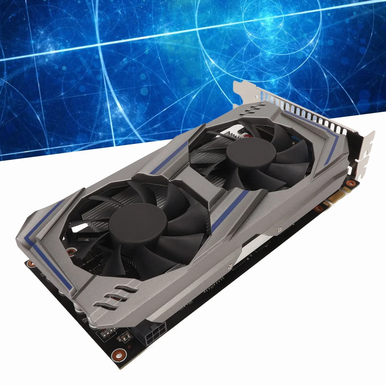 Jectse 550Ti karta graficzna, 4GB 128 bitów GDDR5 PCI Express2.0 dyskretna karta graficzna do gier z podwójnym wentylatorem, częstotliwość pamięci 3400 MHz, do HDMI, VGA, DVI SLI, do
