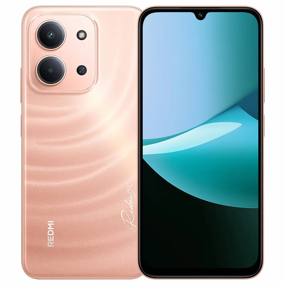 XIAOMI Smartfon Redmi 15C 4G, 8 GB + 256 GB, jasnopomarańczowy, masywny akumulator 6000 mAh, ekran 6,9 cala, podwójny aparat AI 50 MP, ładowanie Turbo 33 W, z ładowarką, NFC nie jest kompatybilny