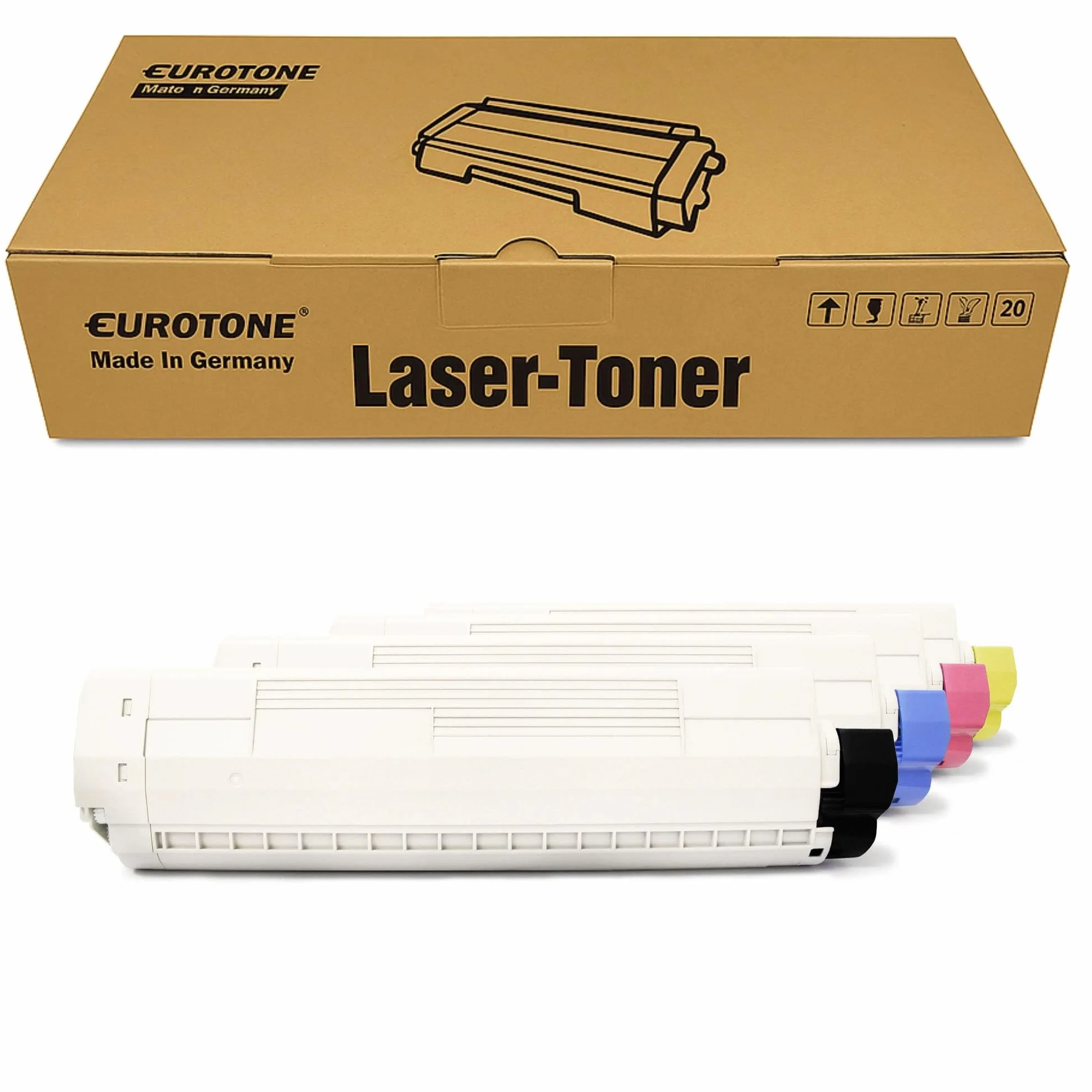 Eurotone 4X toner kompatybilny z Oki ES8461MFP ES8461DN ES8461CDTN ES8451CDXN ES8461 ES8451CDTN ES8451plus ES8461CDXN ES8451 zamiennik zestawu