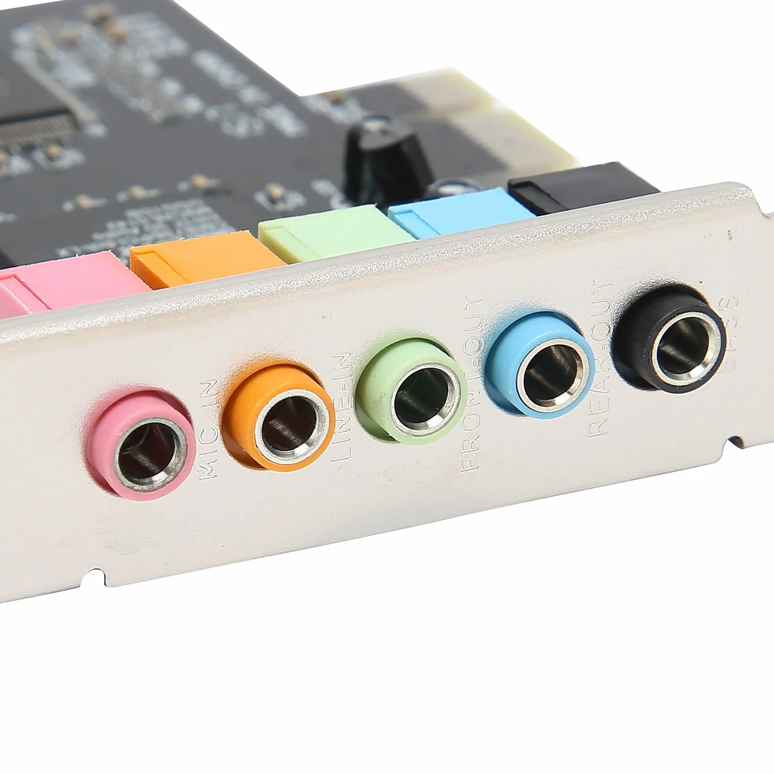 Karta Dźwiękowa PCIe, Wewnętrzna Karta Dźwiękowa 5.1 dla PC 7/Vista/XP 32/64-bit z Uchwytem Niskoprofilowym, Karta Dźwiękowa 3D Stereo PCI-e