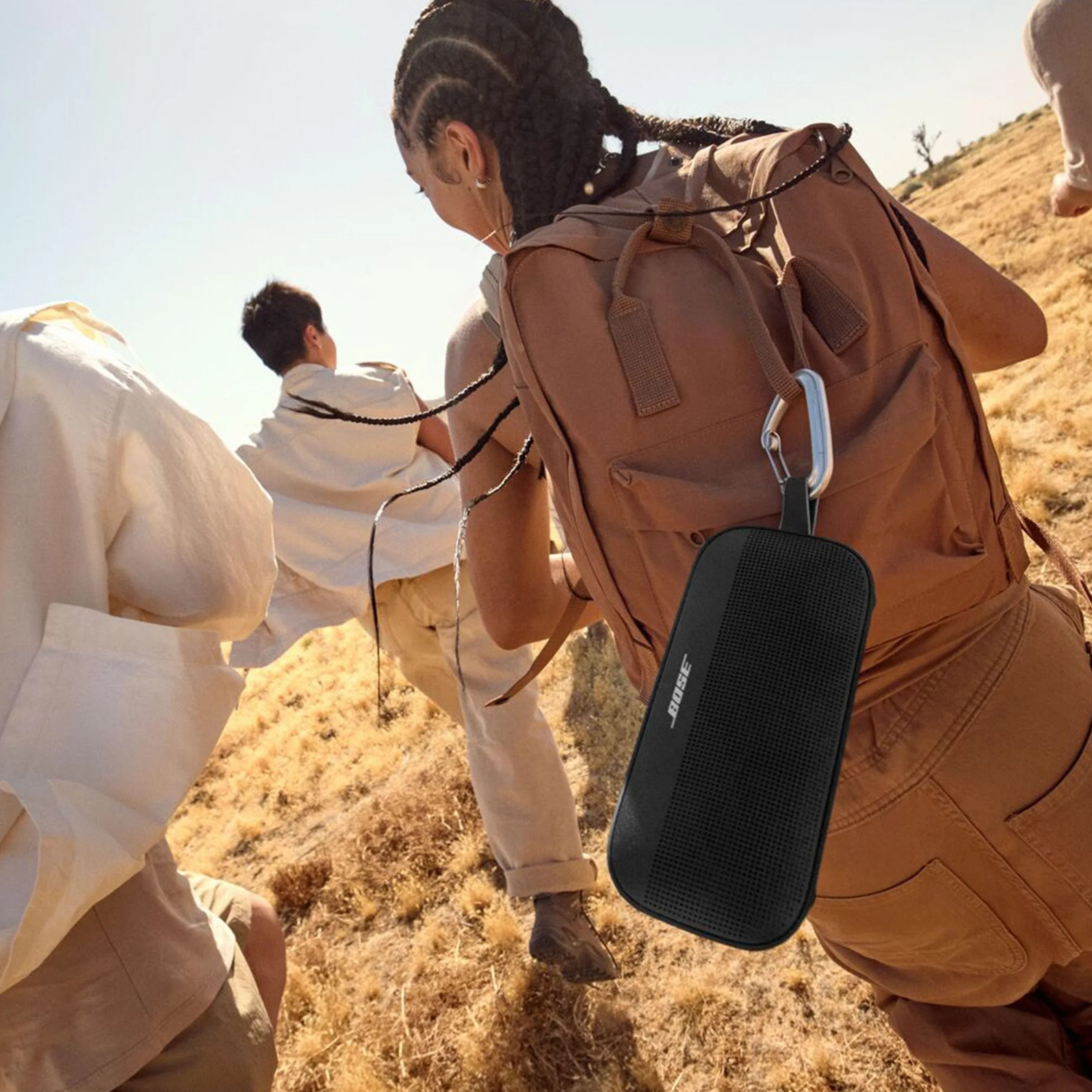 Bose SoundLink Flex SE (2. gen.) Przenośny głośnik Bluetooth, przenośny głośnik zewnętrzny z dźwiękiem Hi-Fi, do 12 godzin pracy akumulatora, odporność na wodę i pył, czarny