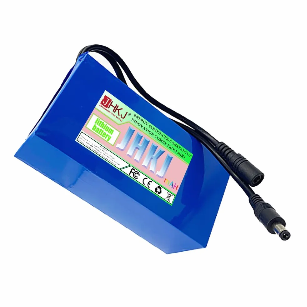 Akumulator 12 V Akumulator litowo-jonowy 5000 mAh 12000 mAh do taśm LED/kamer CCTV/routera Przenośny akumulator 12 V 24000 mAh 45000 mAh z interfejsem DC