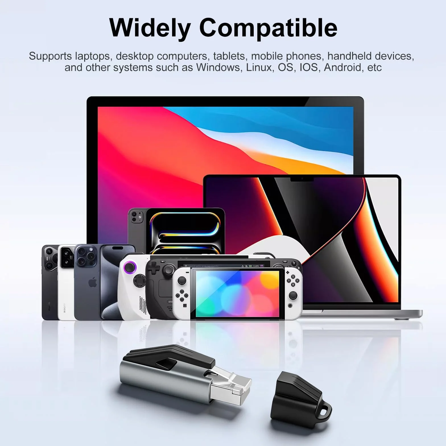 Adapter USB C na Ethernet, złącze USB-C żeńskie na męskie złącze gigabitowe RJ45 1000 Mb/s do Chromebooka/MacBooka Pro, Thunderbolt 3 typu C Network Dongle