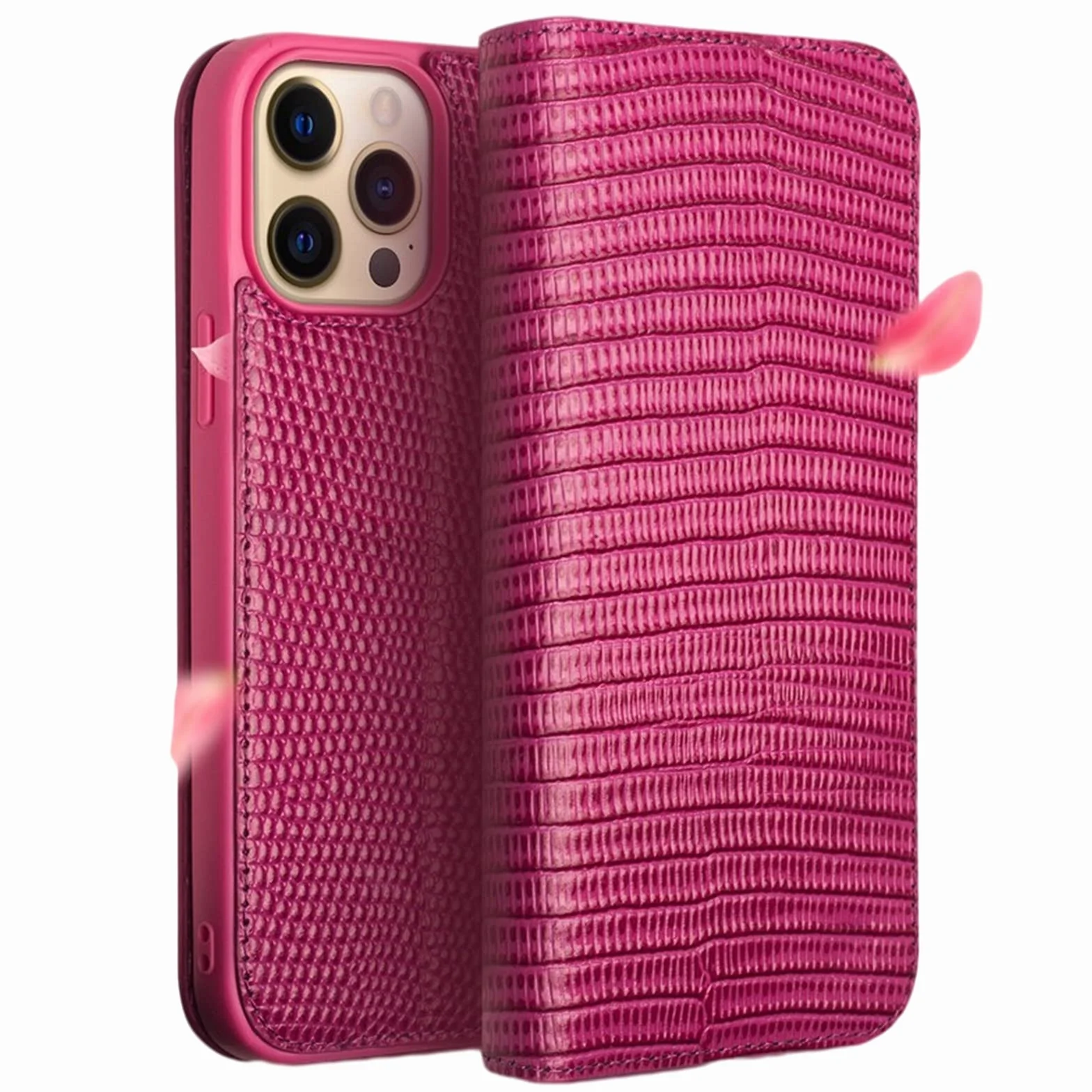 Etui kompatybilne z iPhone 13 Pro Max 6,7", portfel etui z klapką dla kobiet wysokiej jakości skóra z przegródkami na karty odporne na wstrząsy silikonowe etui na zderzak