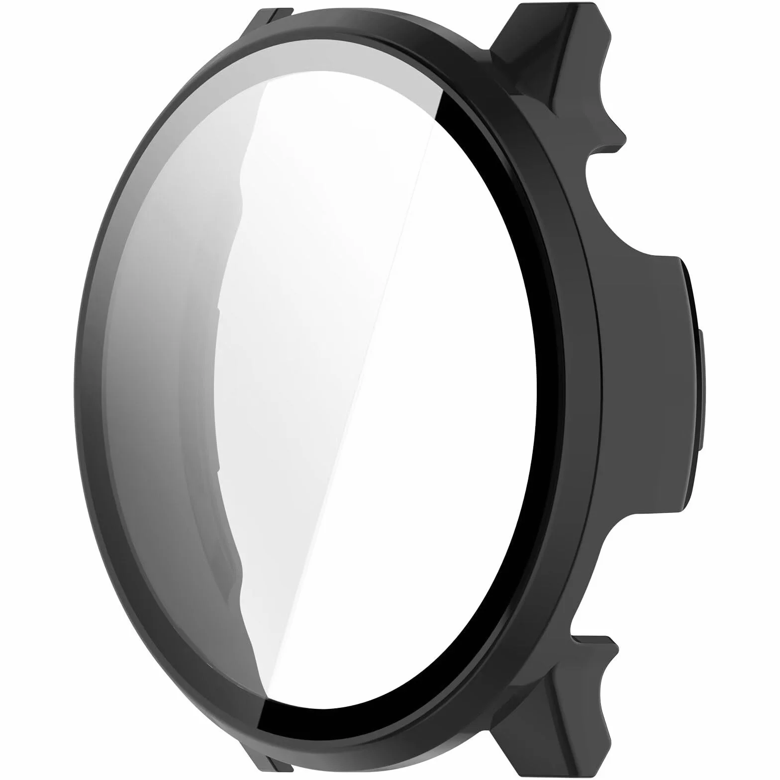 Etui kompatybilne z Garmin Venu 4 41 mm, twarde etui antykolizyjne z poliwęglanu + folia ochronna ze szkła hartowanego. (czarne)