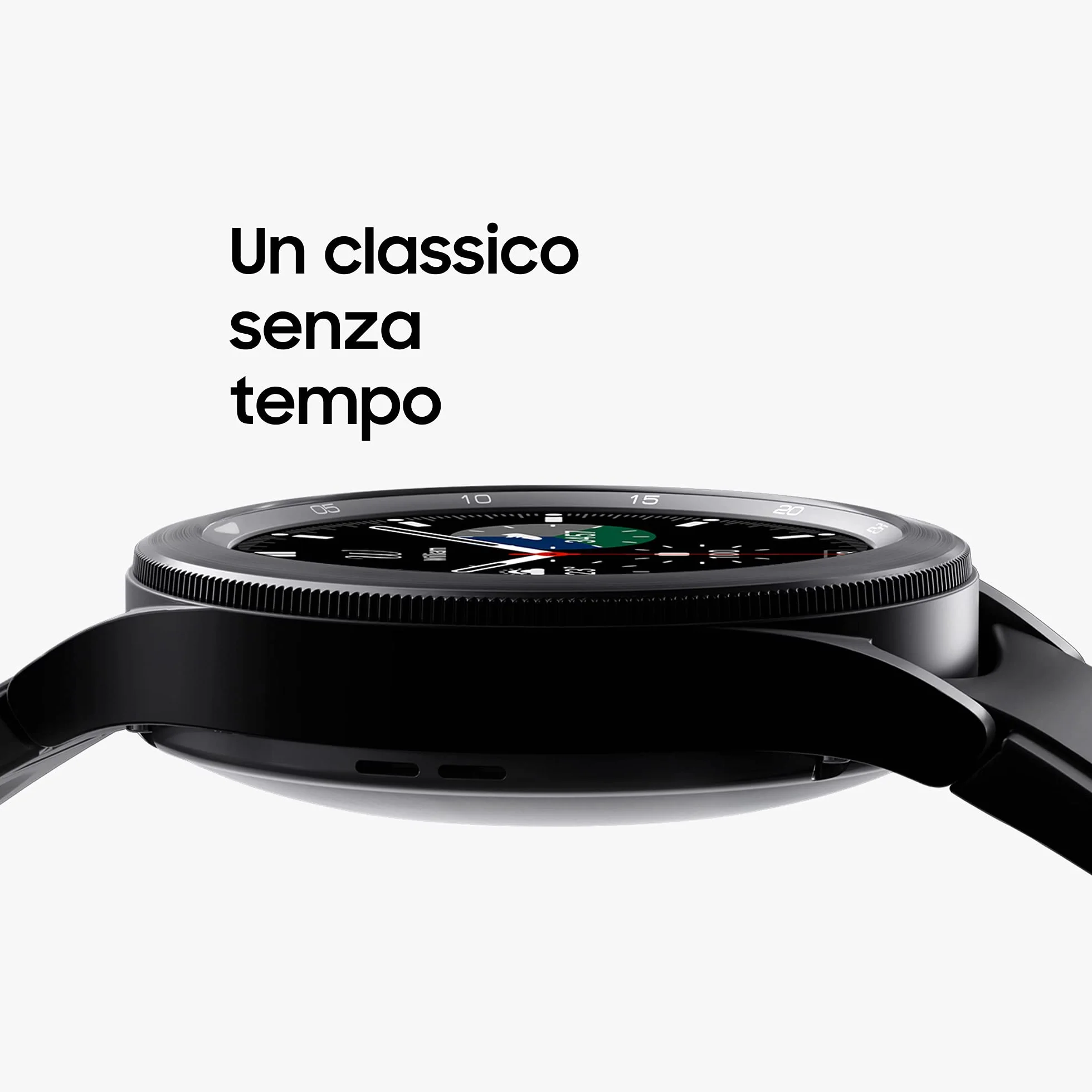 Samsung SM-R890NZKAITV Galaxy Watch4 Classic - 46mm - czarny - inteligentny zegarek z opaską sportową na grzbiecie - Flouroelastomer - czarny - wyświetlacz 3,46 cm (1,4")