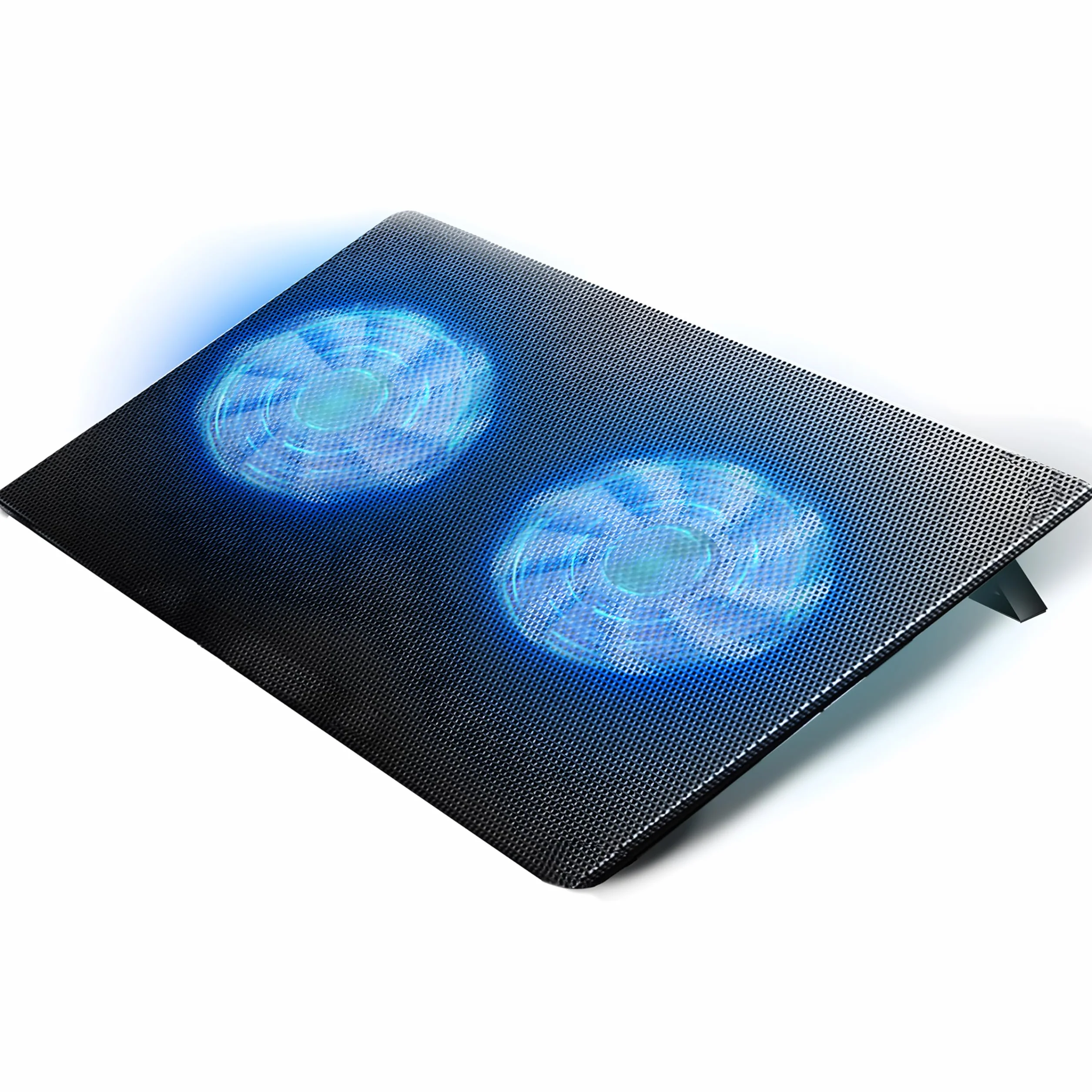 Retoo Podkładka chłodząca do laptopa LED 12-15,6 cala cicha 2 wentylatory USB stojak regulowany