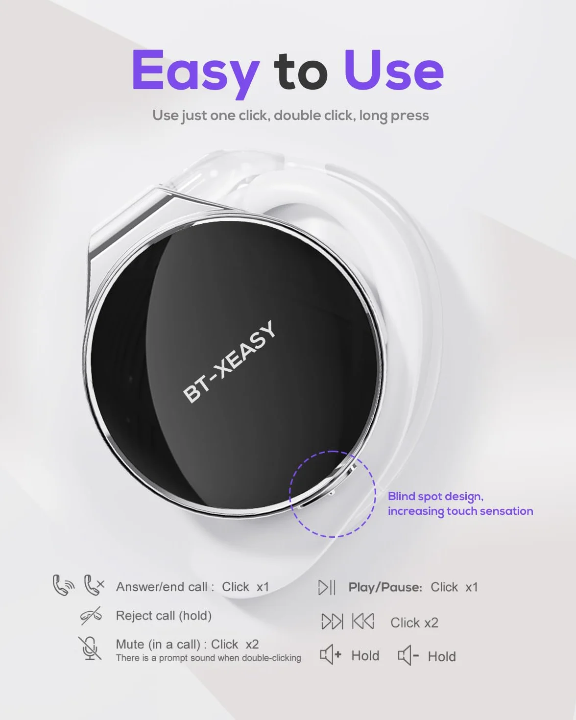 Słuchawki nauszne Bluetooth 5.4, z funkcją Open Ear, bezprzewodowe słuchawki z redukcją szumów, w kształcie kropli wody, sportowy zestaw słuchawkowy Bluetooth z 4 mikrofonami, wygodne dopasowanie