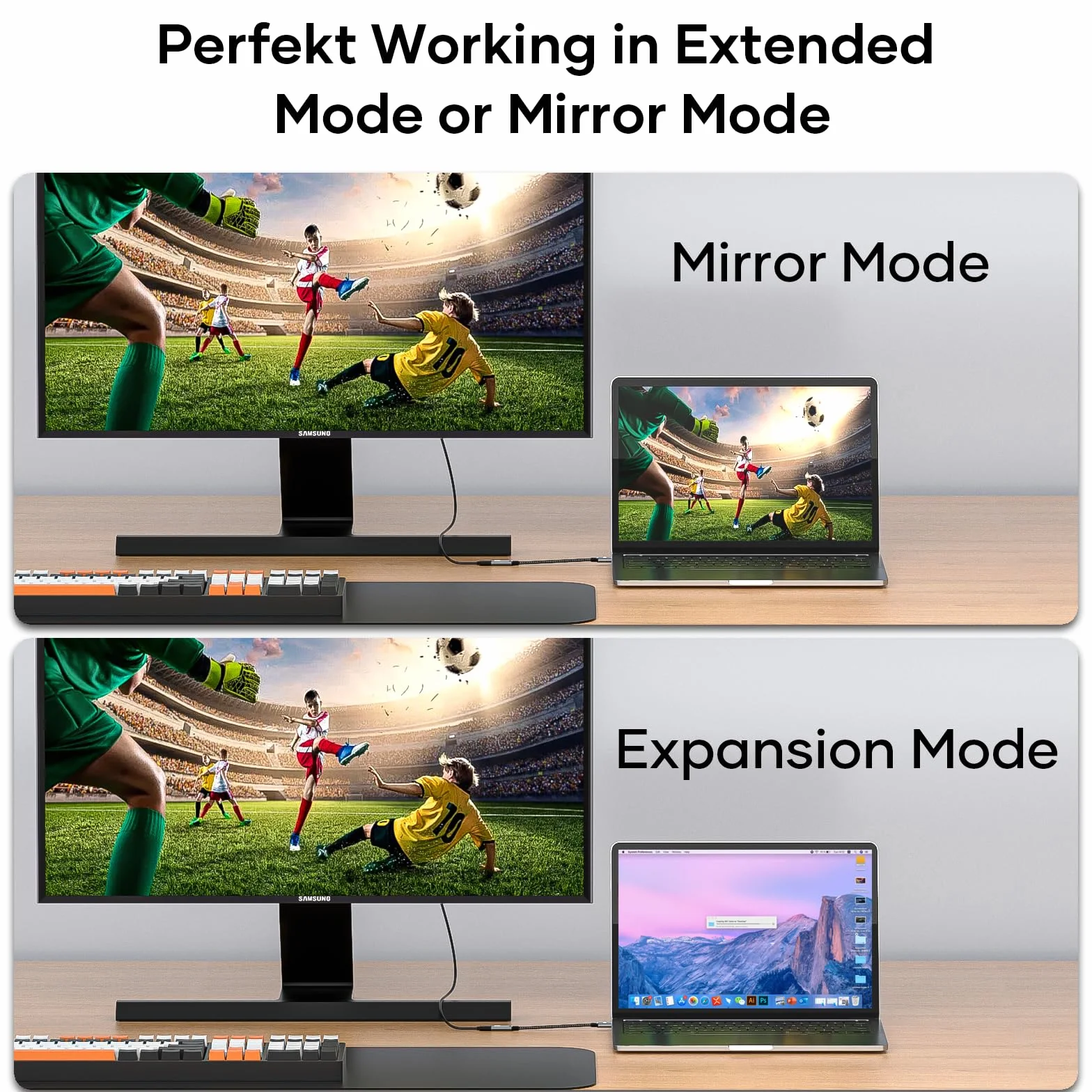 Adapter DisplayPort na HDMI pleciony męski żeński kompatybilny z laptopami komputerami stacjonarnymi Lenovo Dell HP