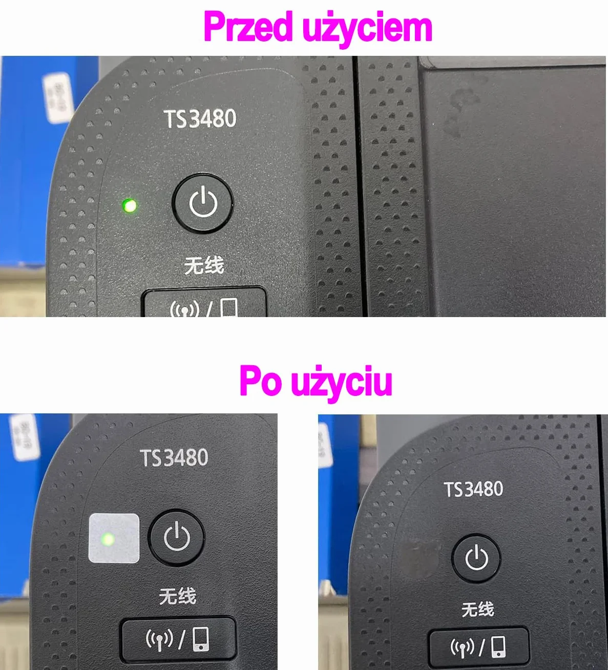 2PCS naklejki blokujące światło, naklejki ściemniające światło led, Ściemnianie światła 80% ~ 100% Blackout Stickers dla elektroniki, TV, Routers, zegary z 1PCS pęsety (biały i czarny)