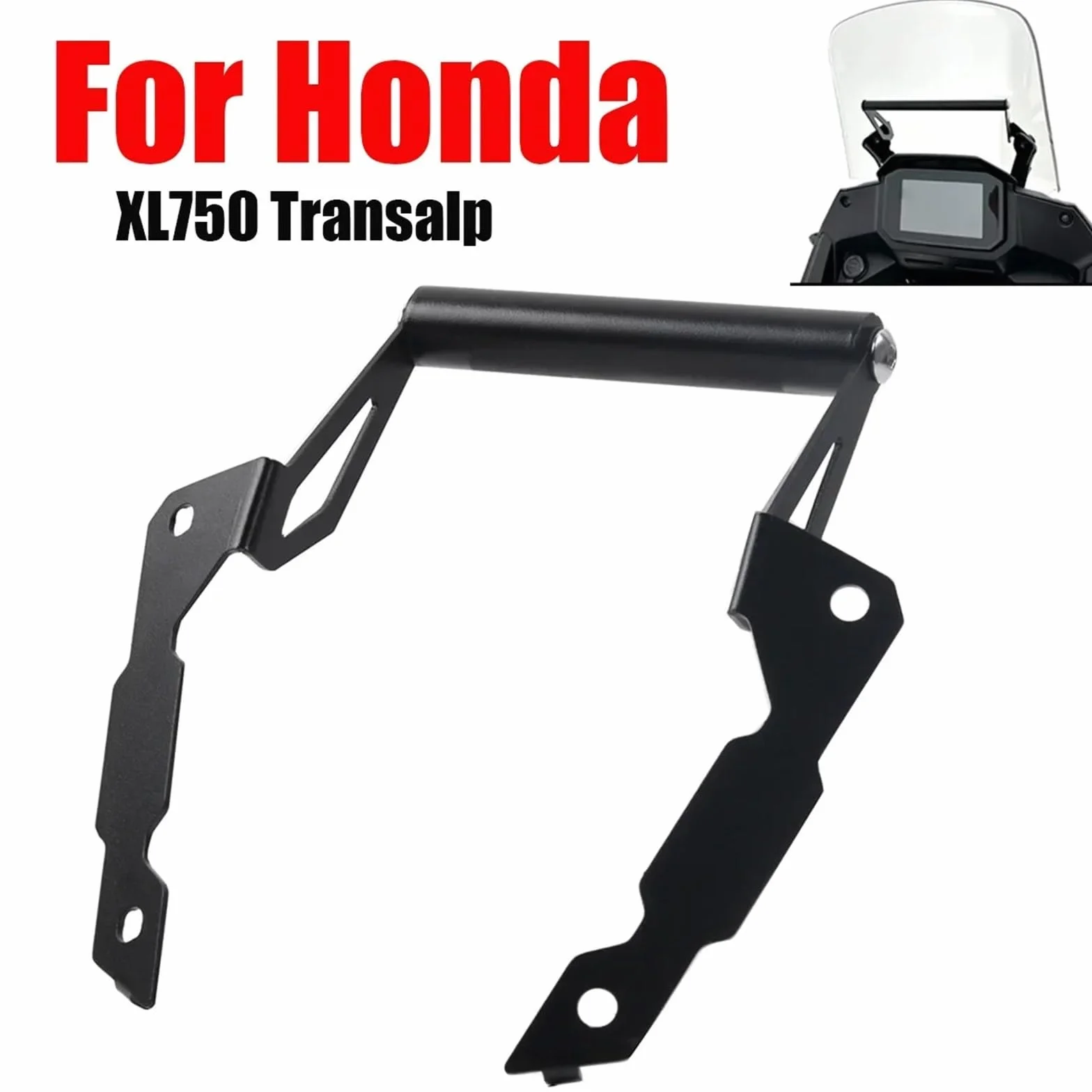 Uchwyt do nawigacji GPS Pasuje do Honda XL750 Transalp 750 Uchwyt na nawigację GPS Uchwyt na telefon Stojak Akcesoria motocyklowe Motocyklowy uchwyt do nawigacji(22MM)