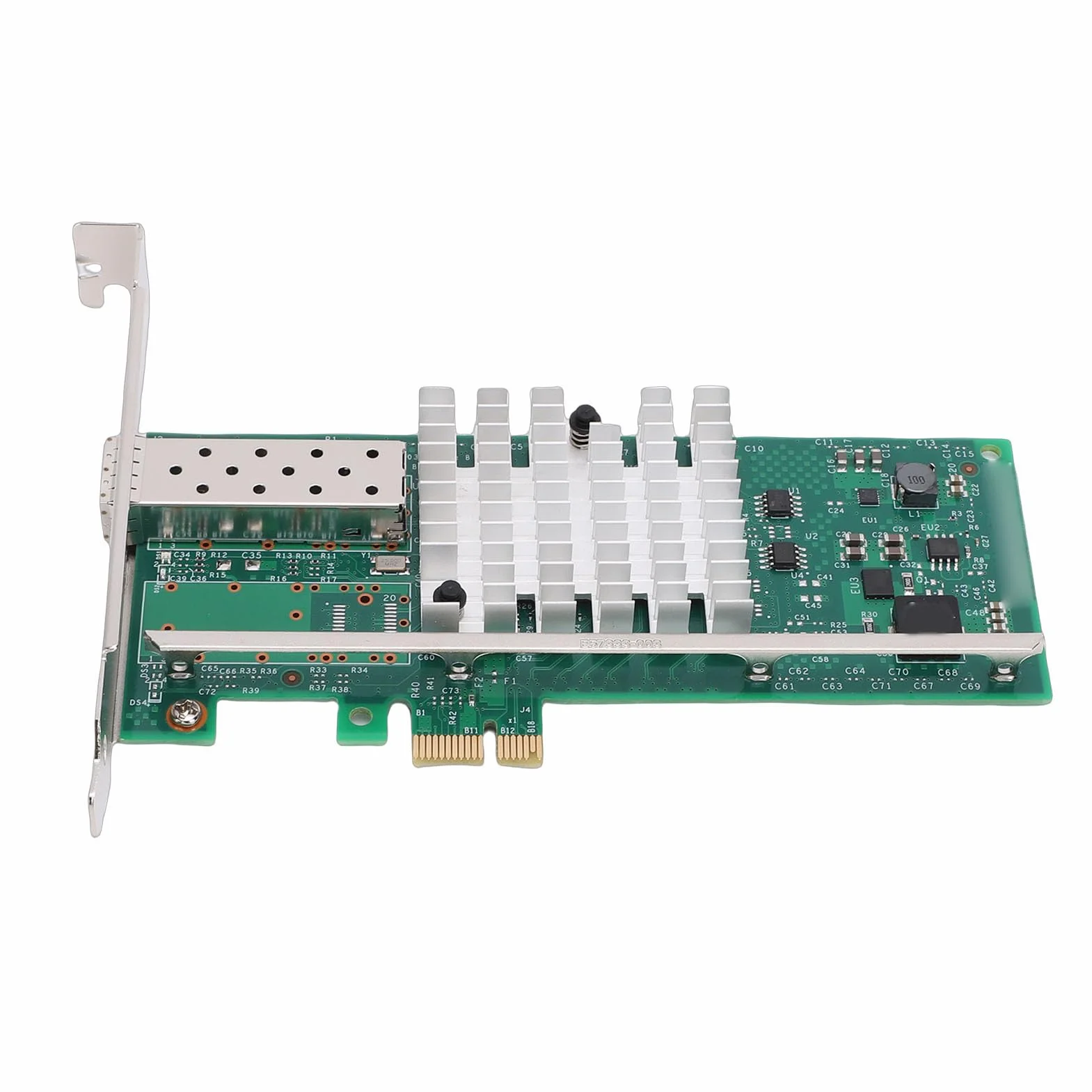 VBESTLIFE Karta Sieciowa 10G PCIE X1 z Portem SFP+, obsługą Adaptera Sieci światłowodowej Ethernet Chip 82599EN