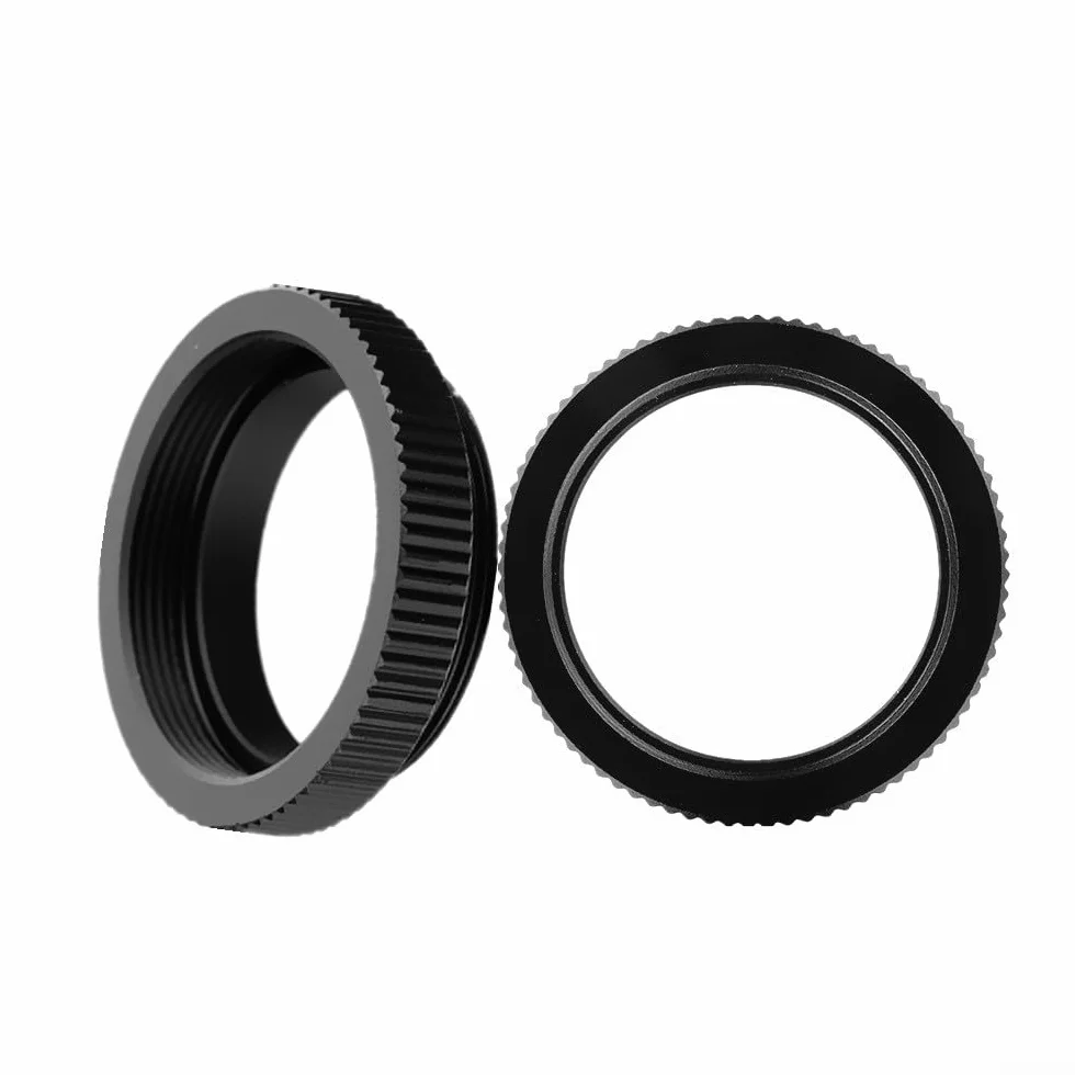 Pierścień C-CS do konwersji obiektywu, 2 szt. 5 mm adapter rurki przedłużającej pierścień izolacyjny do soczewek CCTV adapter montażowy C-CS