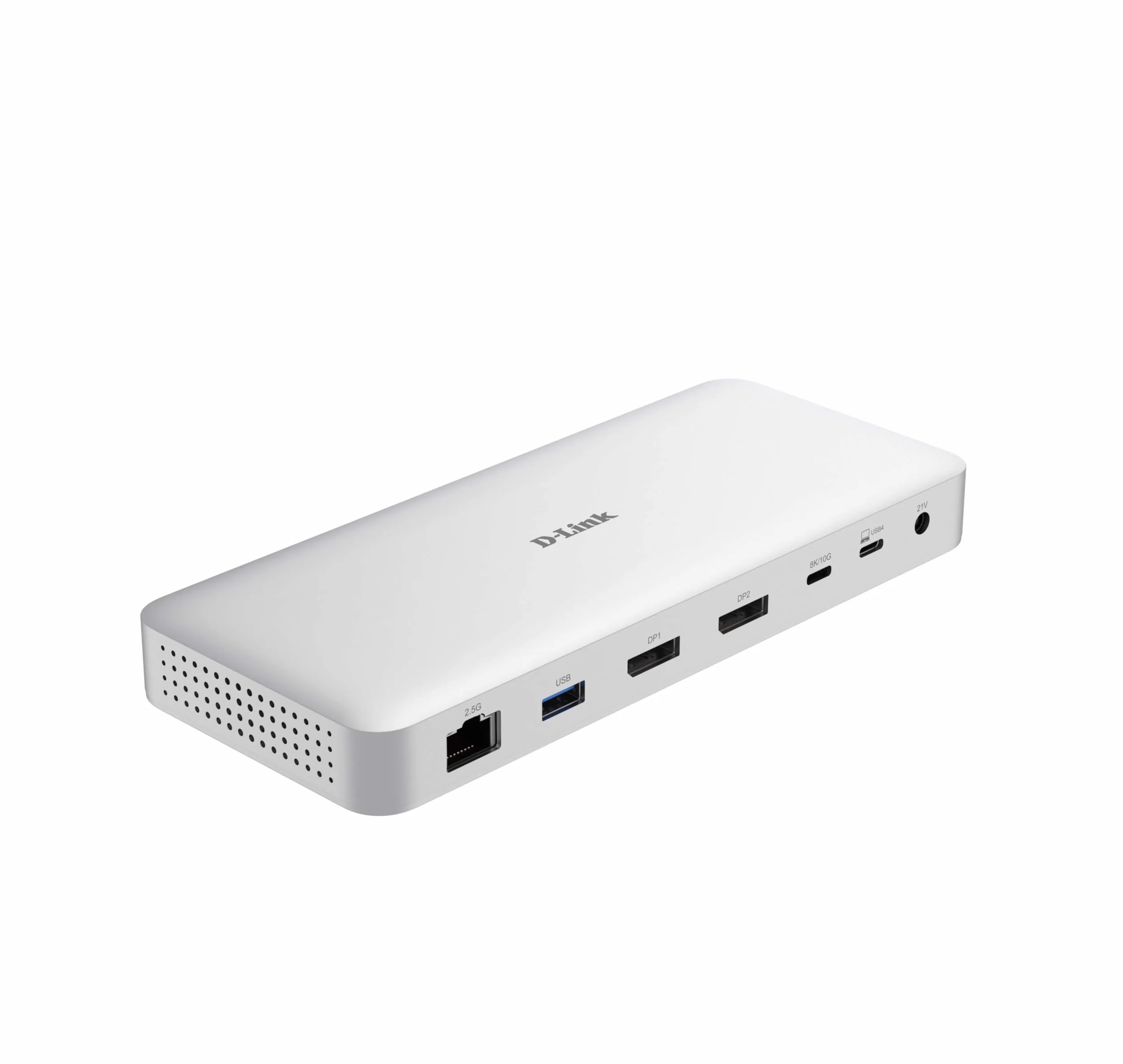 D-Link Stacja dokująca DUF-901 USB4 9-w-1, USB-C z podwójnym wyświetlaczem 8K, 40 Gb/s, LAN 2.5 GbE, PD 100 W, USB 3.1, USB-C, DisplayPort, kompatybilny z Mac i Windows
