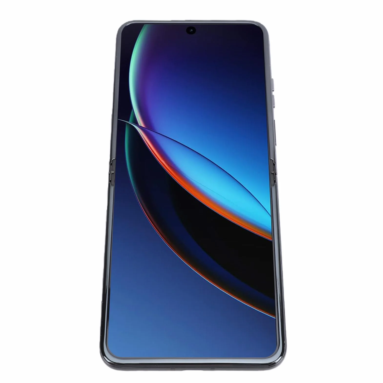 Annadue Wymiana Ekranu LCD z ramką do 2023 Razr+ 40 Ultra, zespół Dotykowego Digitizera 6,9 Cala 3D, Czytnik Linii Papilarnych, Folia Ochronna do Naprawy Telefonu Komórkowego