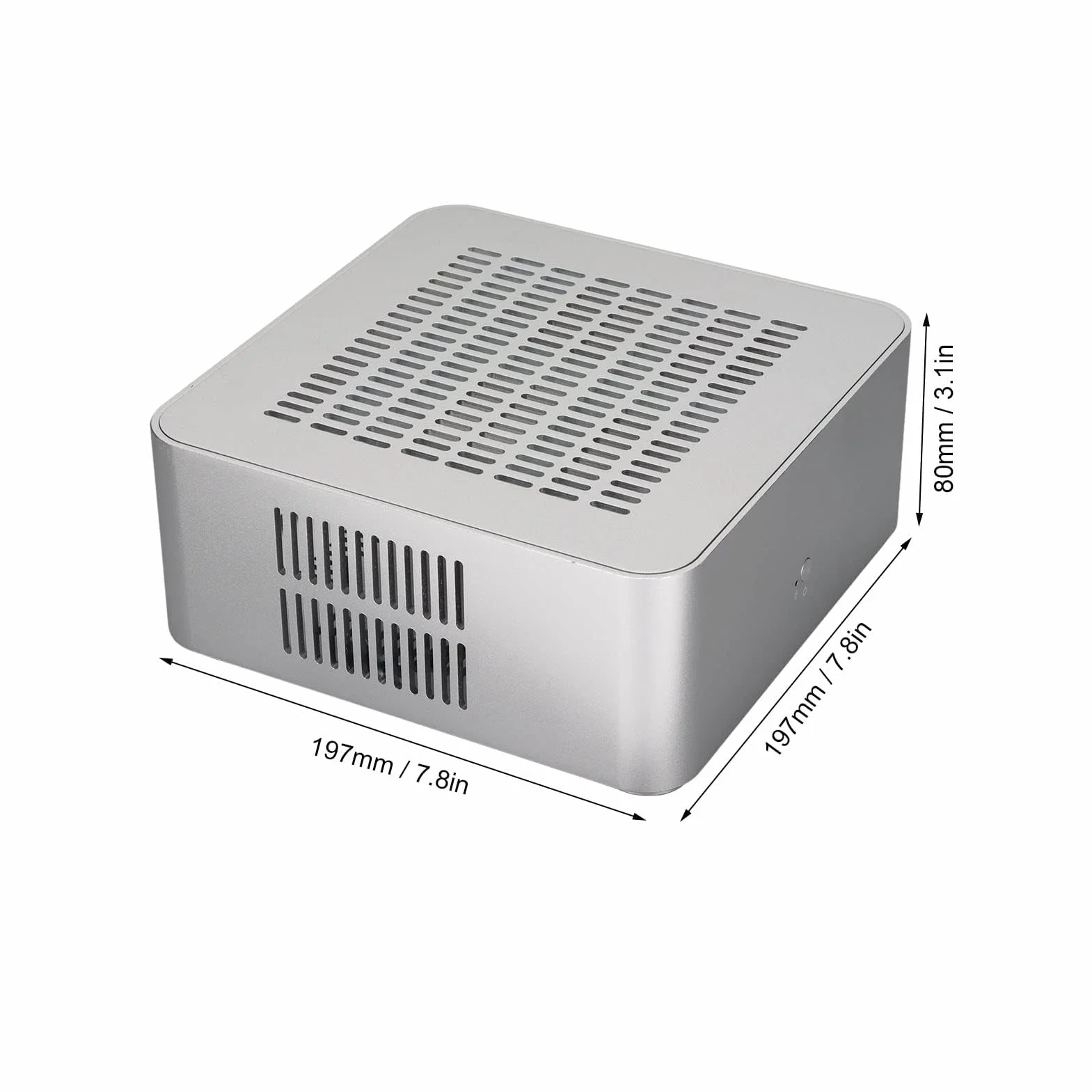 Obudowa Komputera Mini ITX, Obudowa Komputera Stacjonarnego Obudowa Komputera do Gier na Domowe Komputery Wideo, Komputery Hotelowe, Terminale Samoobsługowe, Dobre Odprowadzanie Ciepła