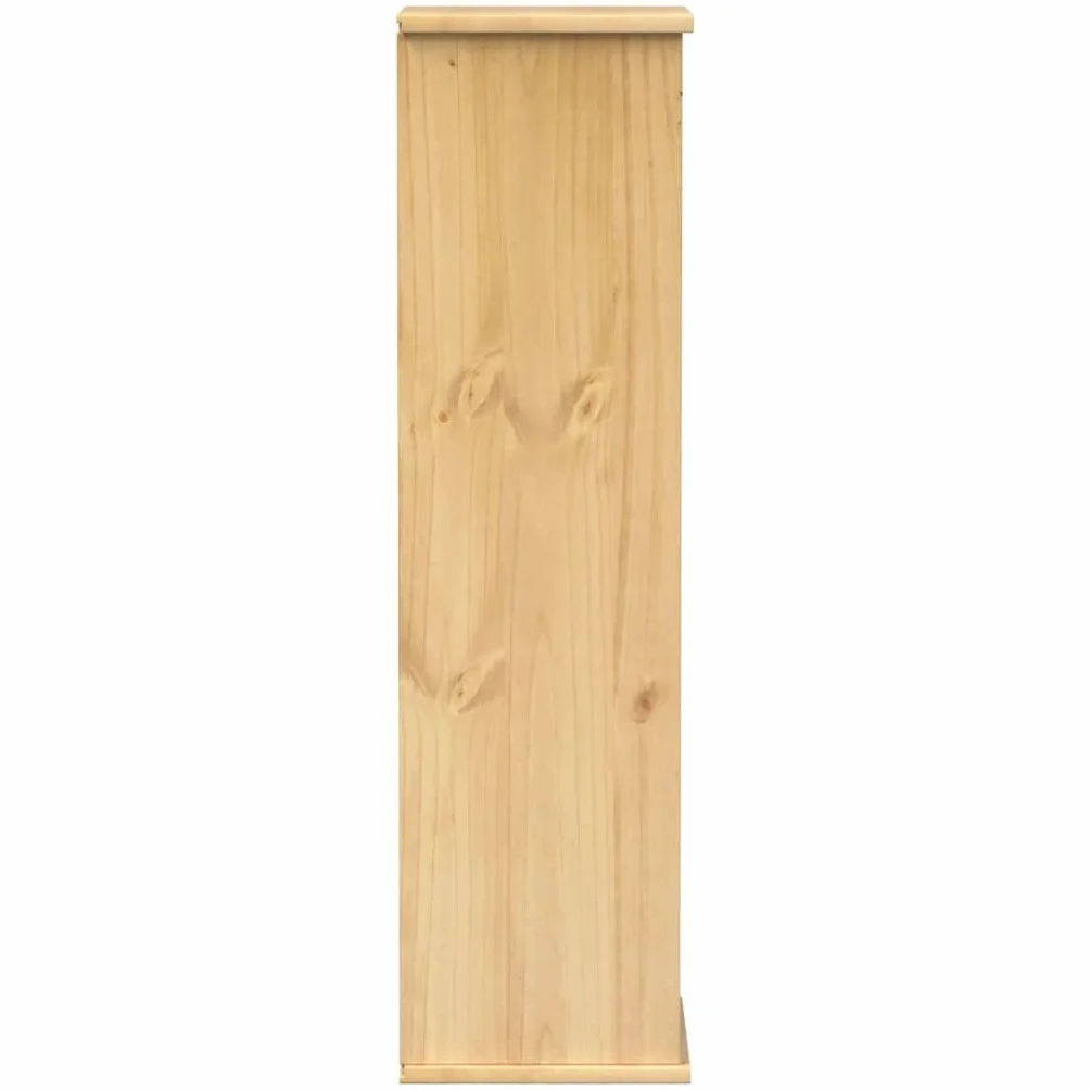 Générique Szafka na płyty CD z litego drewna sosnowego 40x30x110 cm | Szuflada i otwarte przegródki, przechowywanie płyt CD i DVD, wielofunkcyjne do biura lub sypialni, w zestawie uchwyt ścienny
