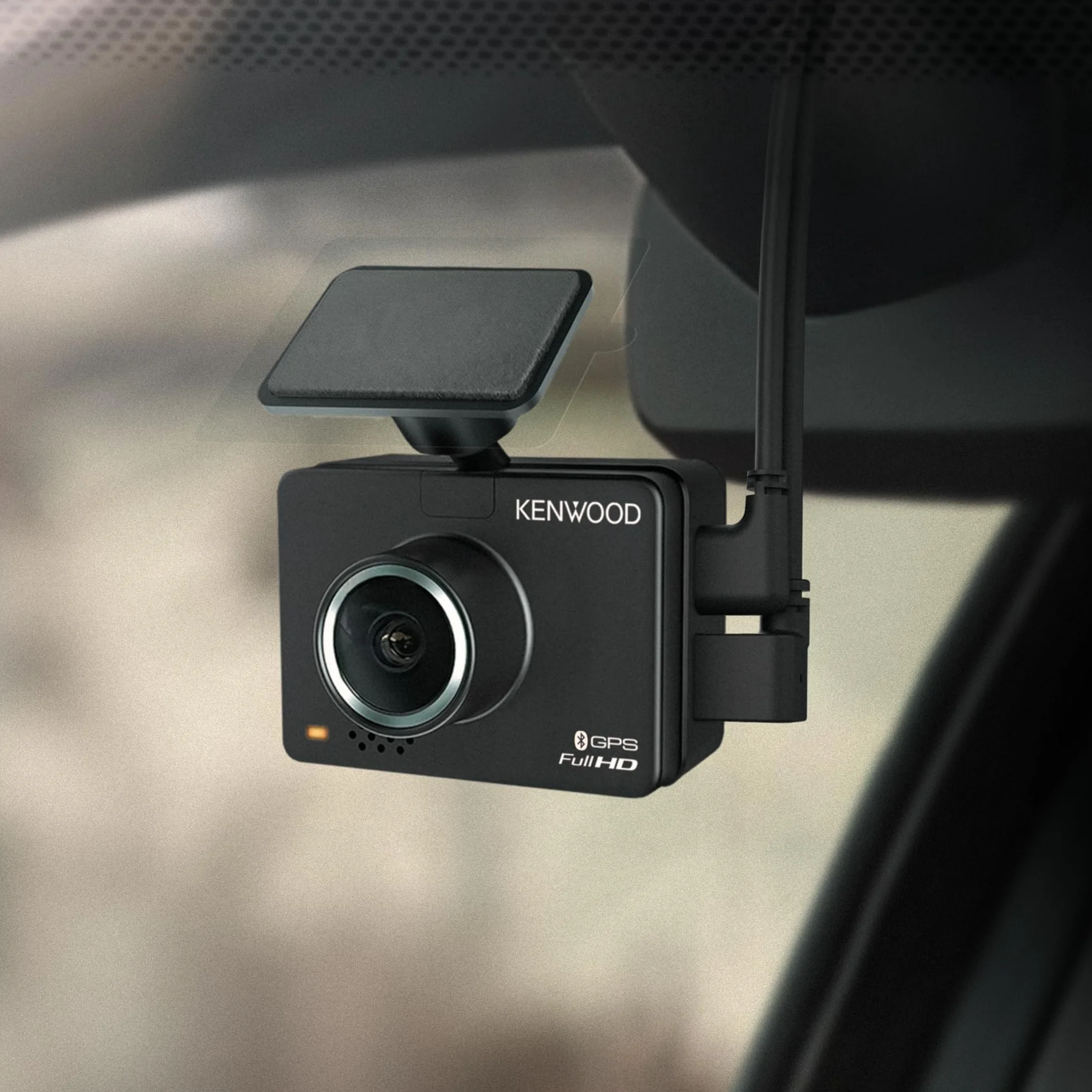 KENWOOD DRV-A310W, kamera na desce rozdzielczej z 2,0-calowym wyświetlaczem LCD, nagrywanie w wysokiej rozdzielczości i połączenie bezprzewodowe, czarna