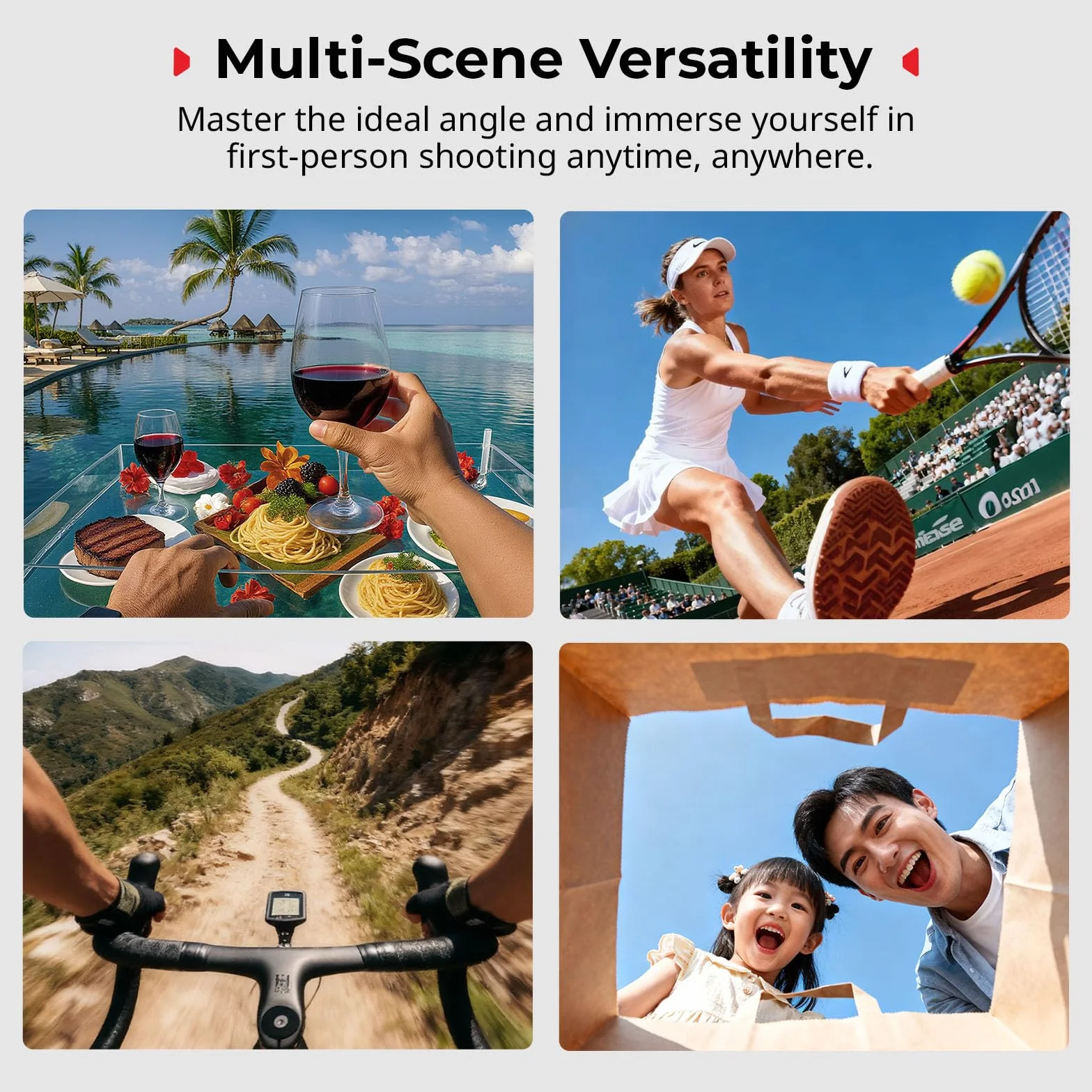 SMALLRIG Zestaw Vertical to Horizontal Action Camera Cage do DJI Osmo Nano, z otworem lokalizacyjnym 1/4"-20, silikonową uszczelką, zimną stopką, konstrukcją szybkiego montażu - 5757