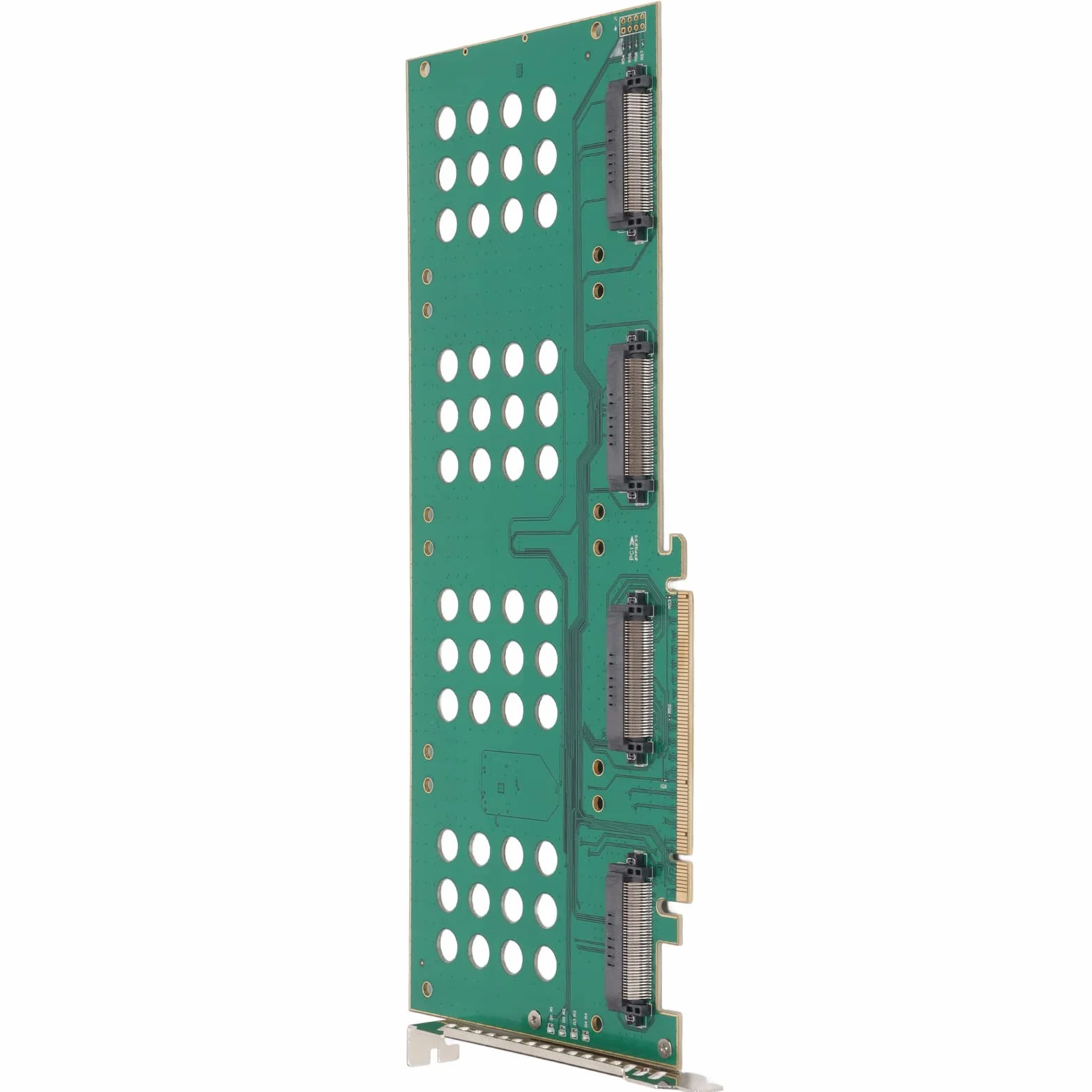 Karta rozszerzenia dysku twardego PCIE 3.0 X16 M.2 U.2 SSD Karta NVMe na kartę PCIe zapewniająca szybszą wydajność systemu w komputerach stacjonarnych