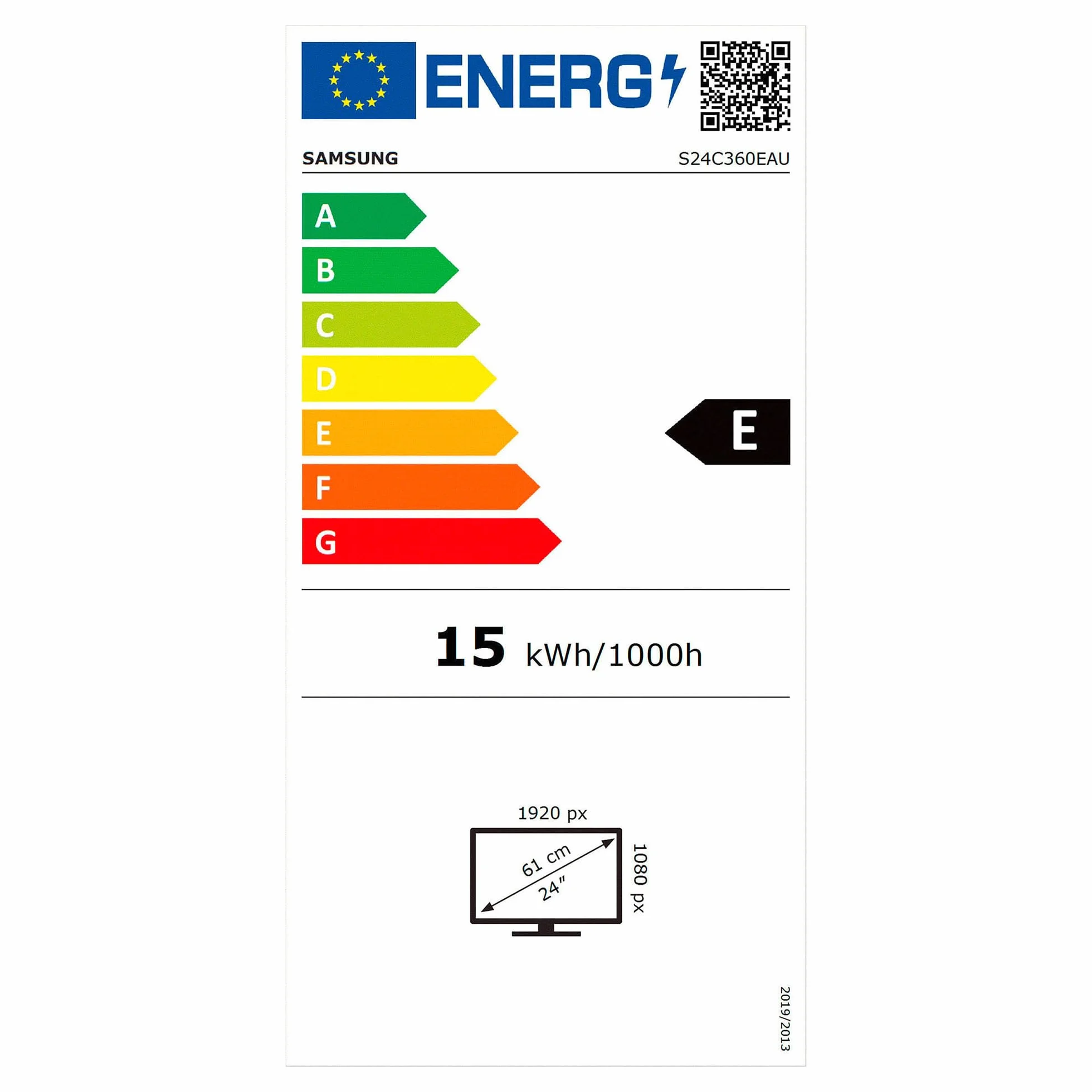 SAMSUNG Monitor LS24C360EAU (LS24C360EAUXEN)