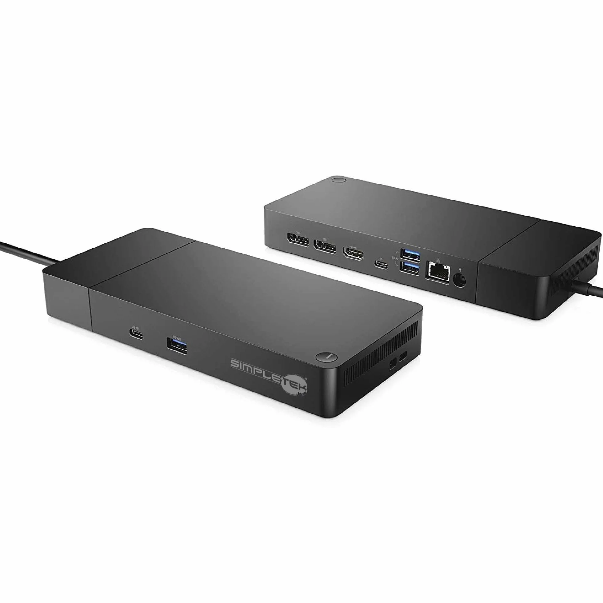 SIMPLETEK Stacja dokująca USB-C kompatybilna z Dell 5580 5590 5591 5775 5780 5785 5790 7270 7280 | W zestawie zasilacz 130 W (odnowiony)