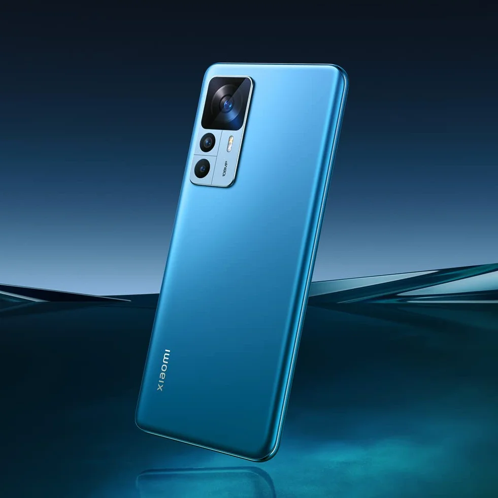 Xiaomi 12T 5G - smartfon 8 + 128 GB, 6,7 cala 120 Hz CrystalRes AMOLED, MediaTek Dimensity 8100-Ultra, 108 MP aparat profesjonalny, inteligentne 120 W, 5000 mAh, przezroczysty niebieski