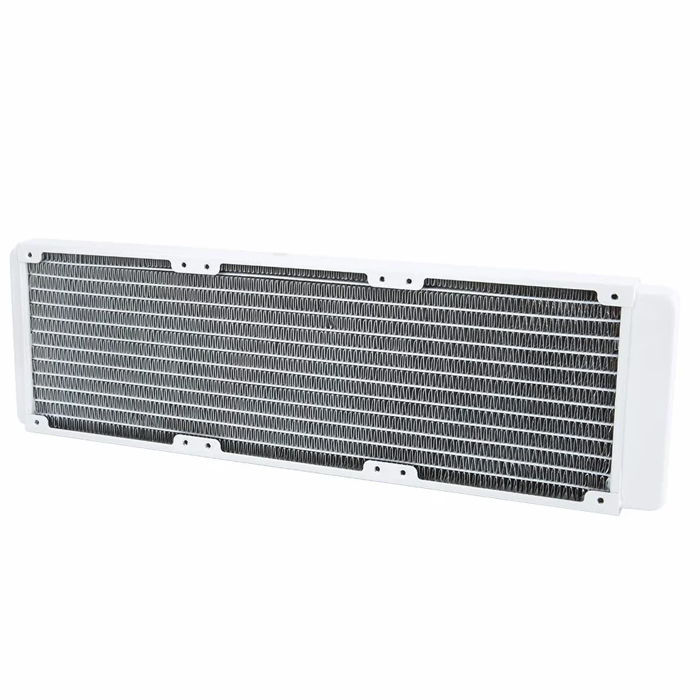 Miedziany Radiator 360 Mm do Układu Chłodzenia wodą Komputera PC | Mosiężna Komora Wodna, Konstrukcja 12-rurowa, Kompatybilna z Chłodzeniem Komputerowym i Przemysłowym