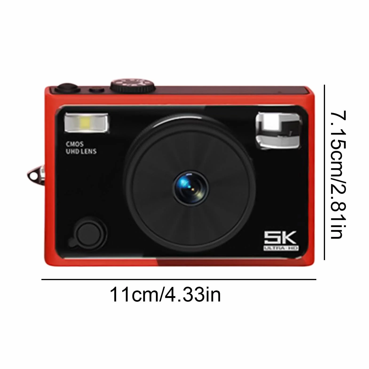 Aparat cyfrowy 5K, aparat lustrzany Kamera cyfrowa 5K do podróży | 72MP urządzenia vloggingowe, dostawy fotografica, narzędzie do robienia fotografii, 2,8-calowe ekran IPS dla dzieci,