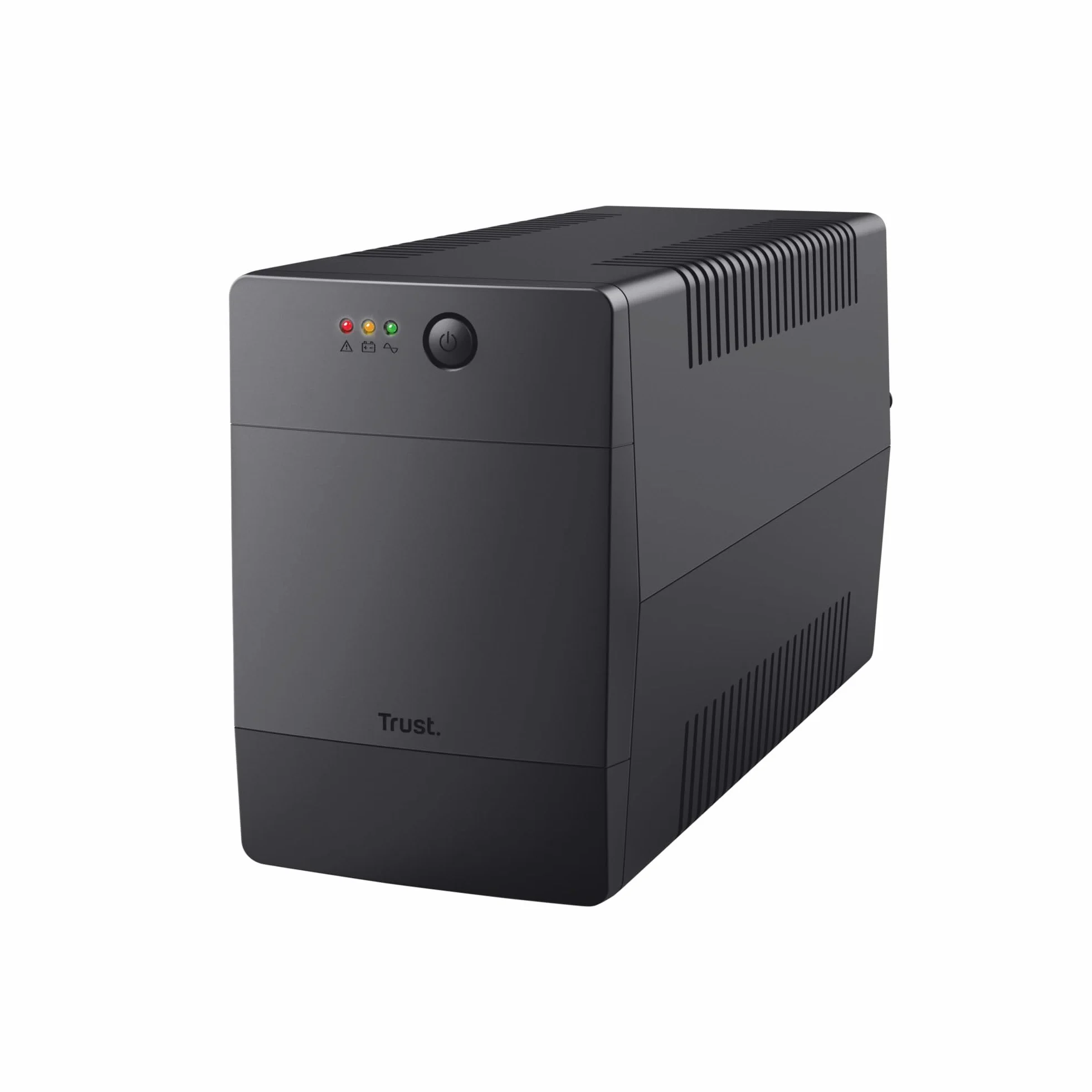 Trust Paxxon zasilacz bezprzerwowy UPS 1000 VA z akumulatorem | 4 gniazda, ochrona przed przepięciem, system zasilania gwarantowanego