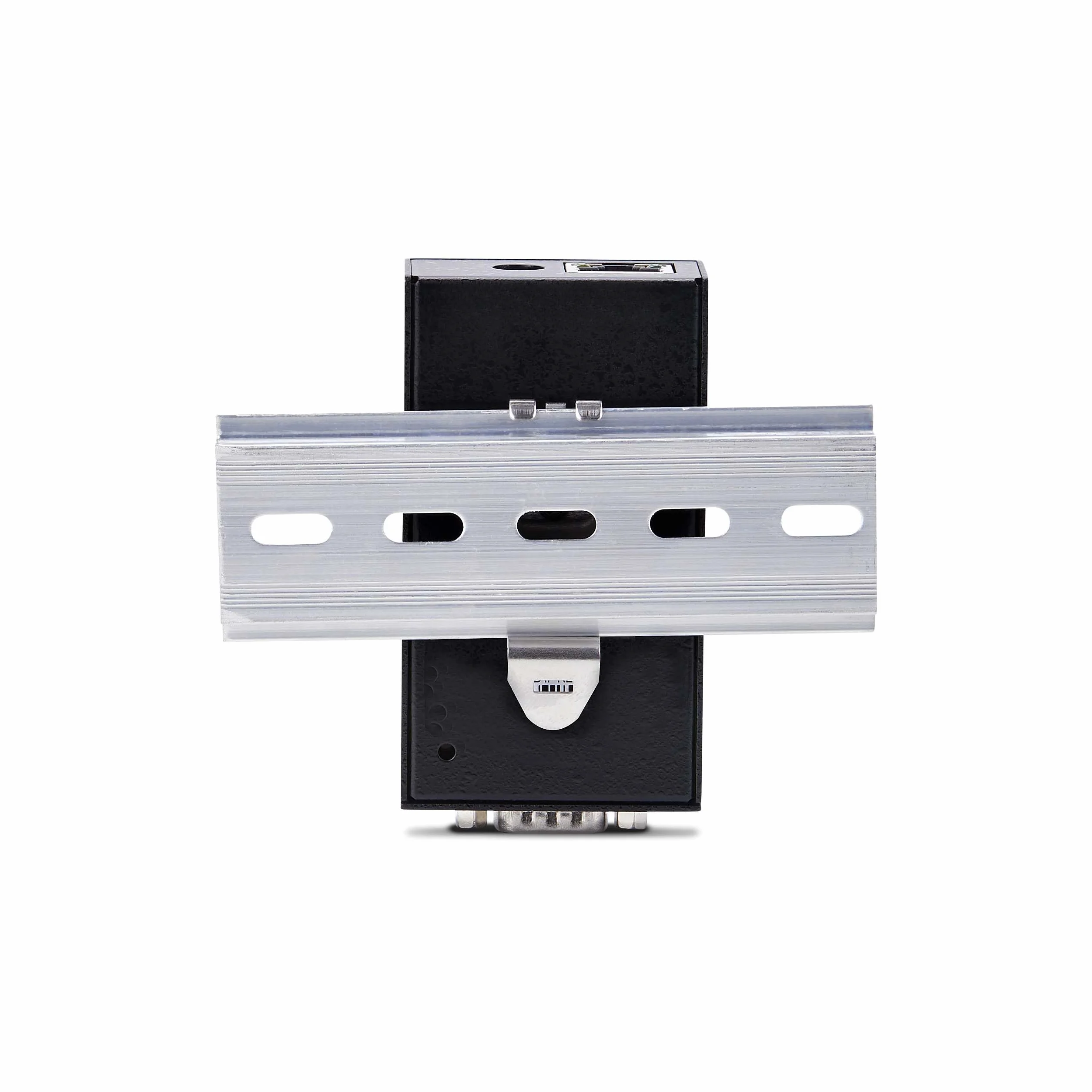 StarTech.com 1-portowy adapter szeregowy na Ethernet, serwer urządzeń szeregowych zasilany PoE 802.3af, szyna ścienna/DIN, konwerter LAN na DB9
