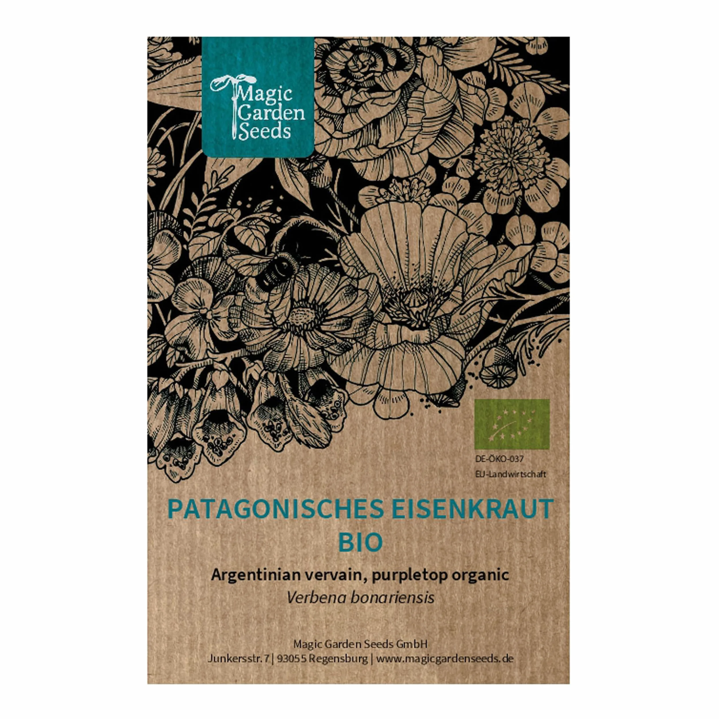 Werbena patagońska (Verbena bonariensis) Organic - około 200 nasion