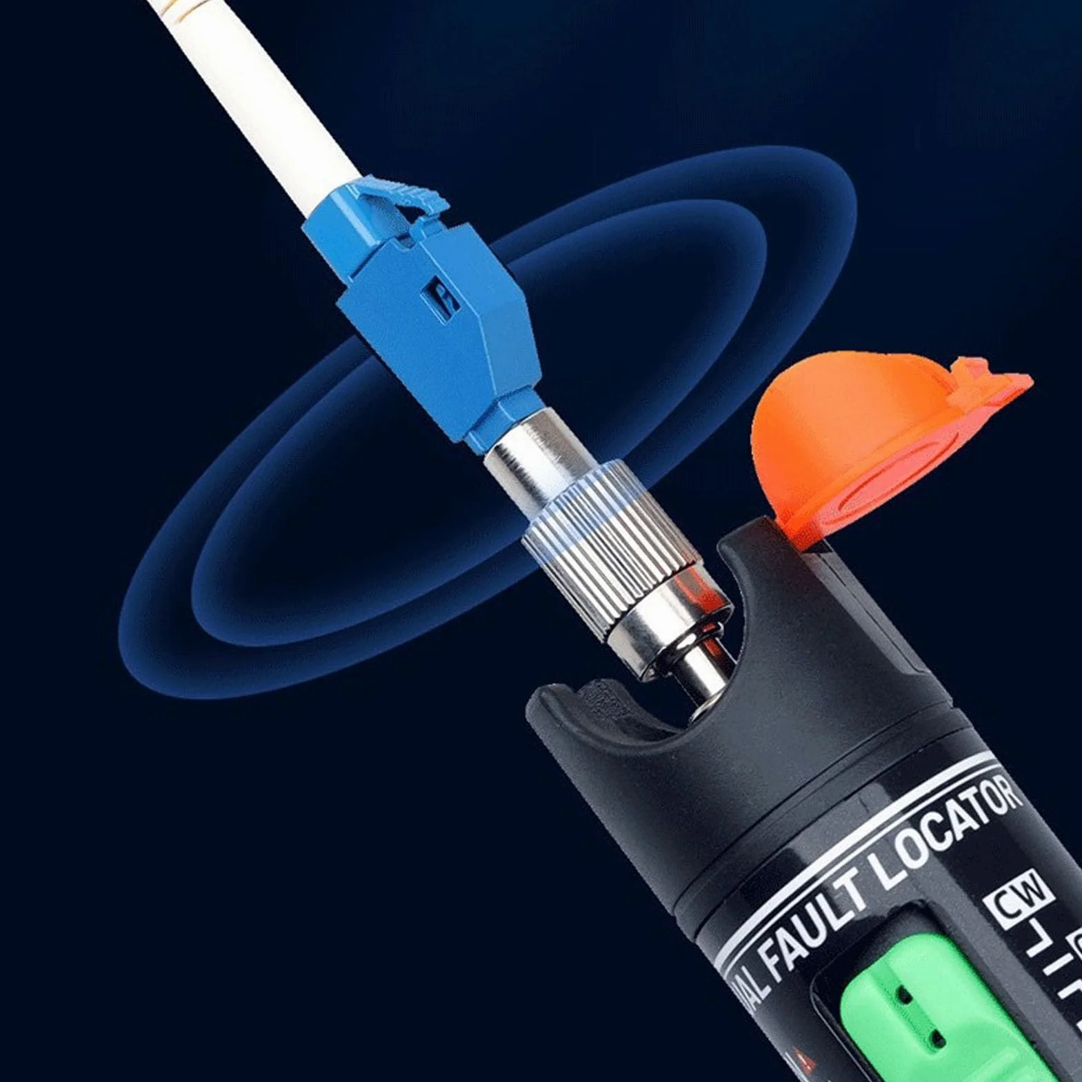 Wizualny Lokalizator uszkodzeń Adapter światłowodowy FC Męski na LC żeński SM 9/125