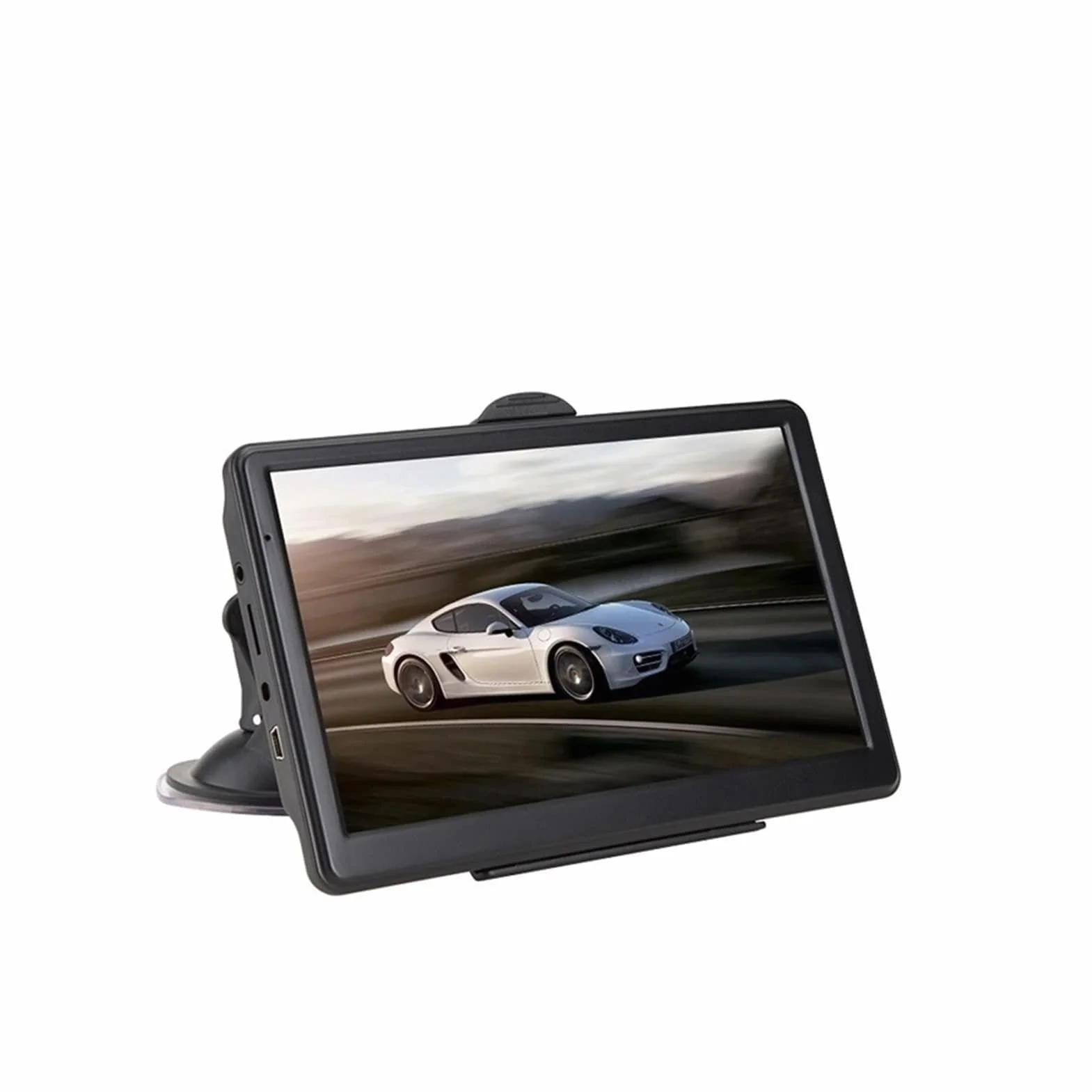 Przenośna nawigacja GPS 7-calowy uniwersalny GPS. Nawigacja do samochodu 80 0 M CPU 256m / 8 GB FM Nadajnik Sunshade z najnowszymi mapami dla ciężarówki, samochodu kempingowego, ciężarówki